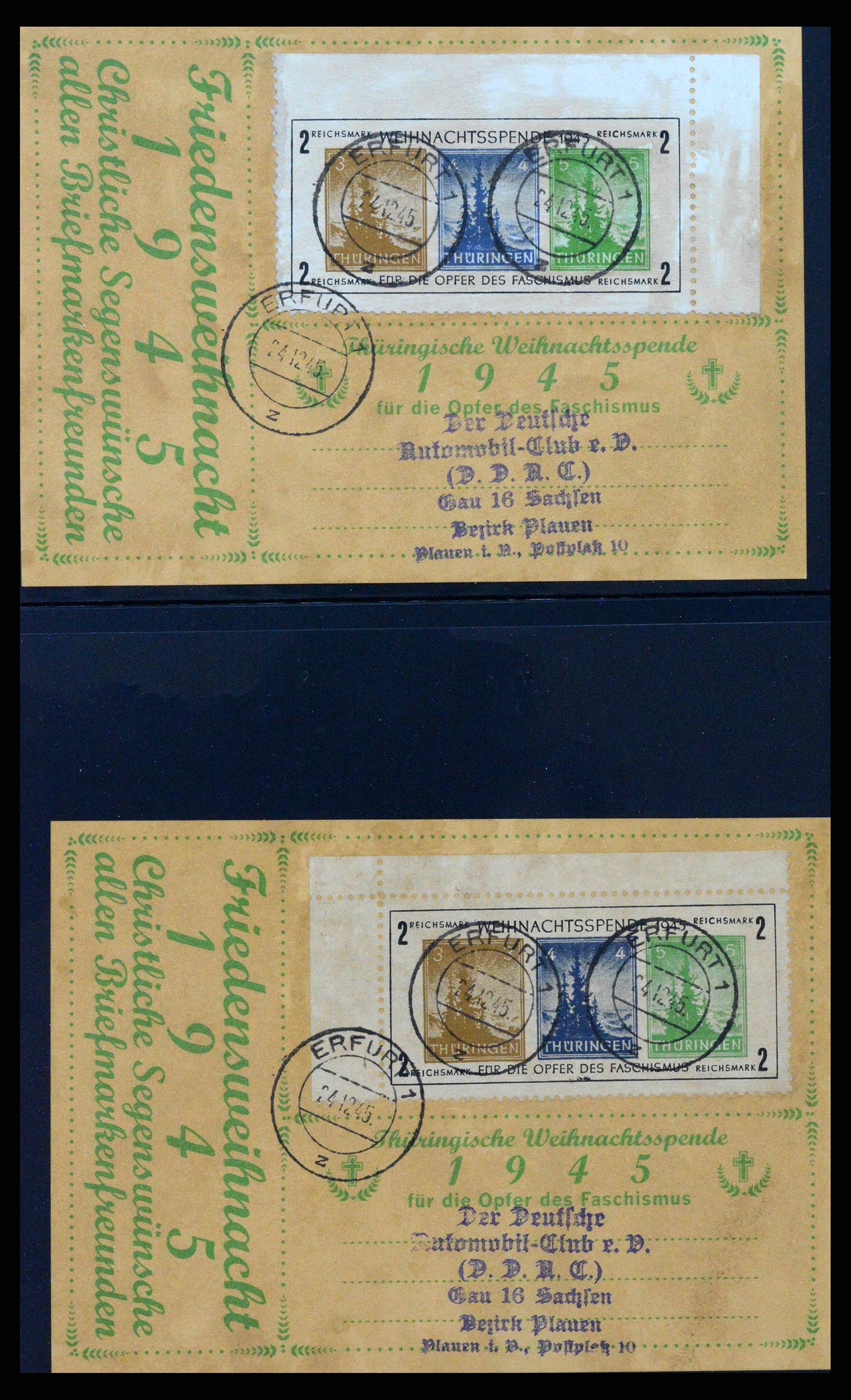 38890 0021 - Stamp collection 38890 Germany sovjet zone 1945-1949.