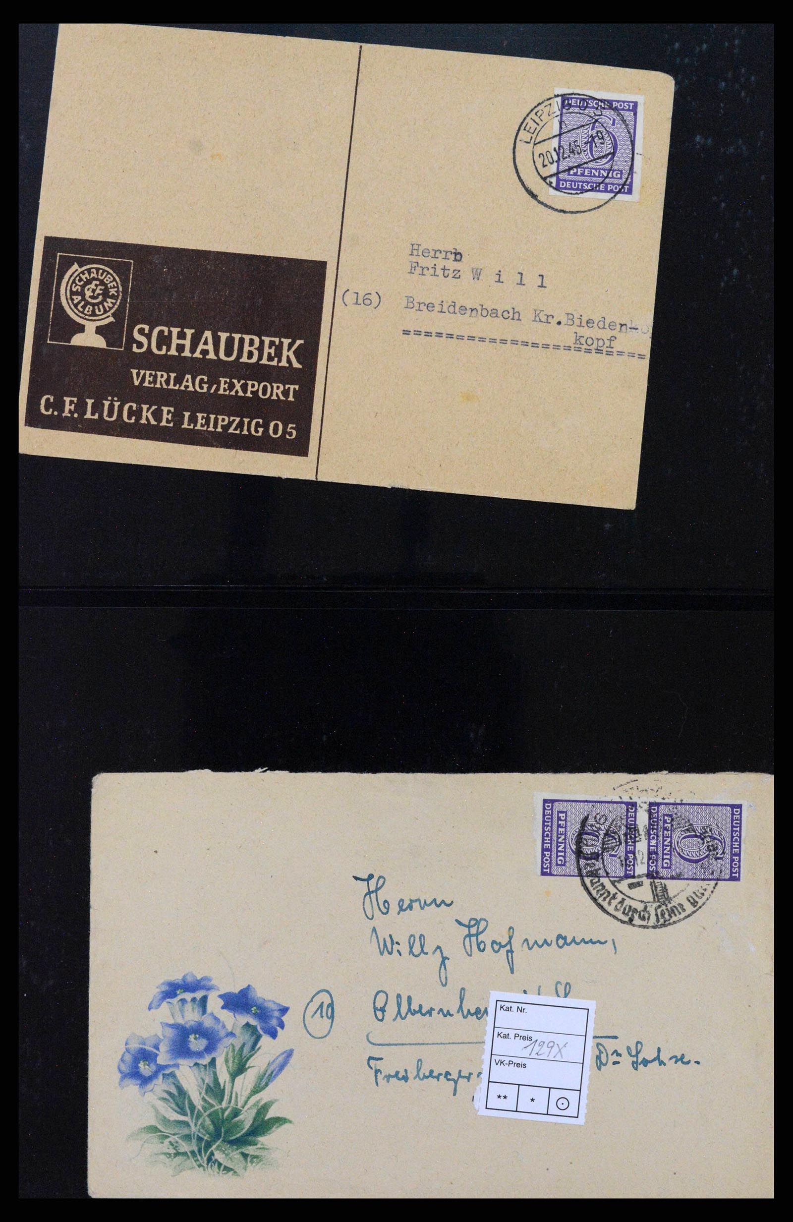 38890 0027 - Stamp collection 38890 Germany sovjet zone 1945-1949.