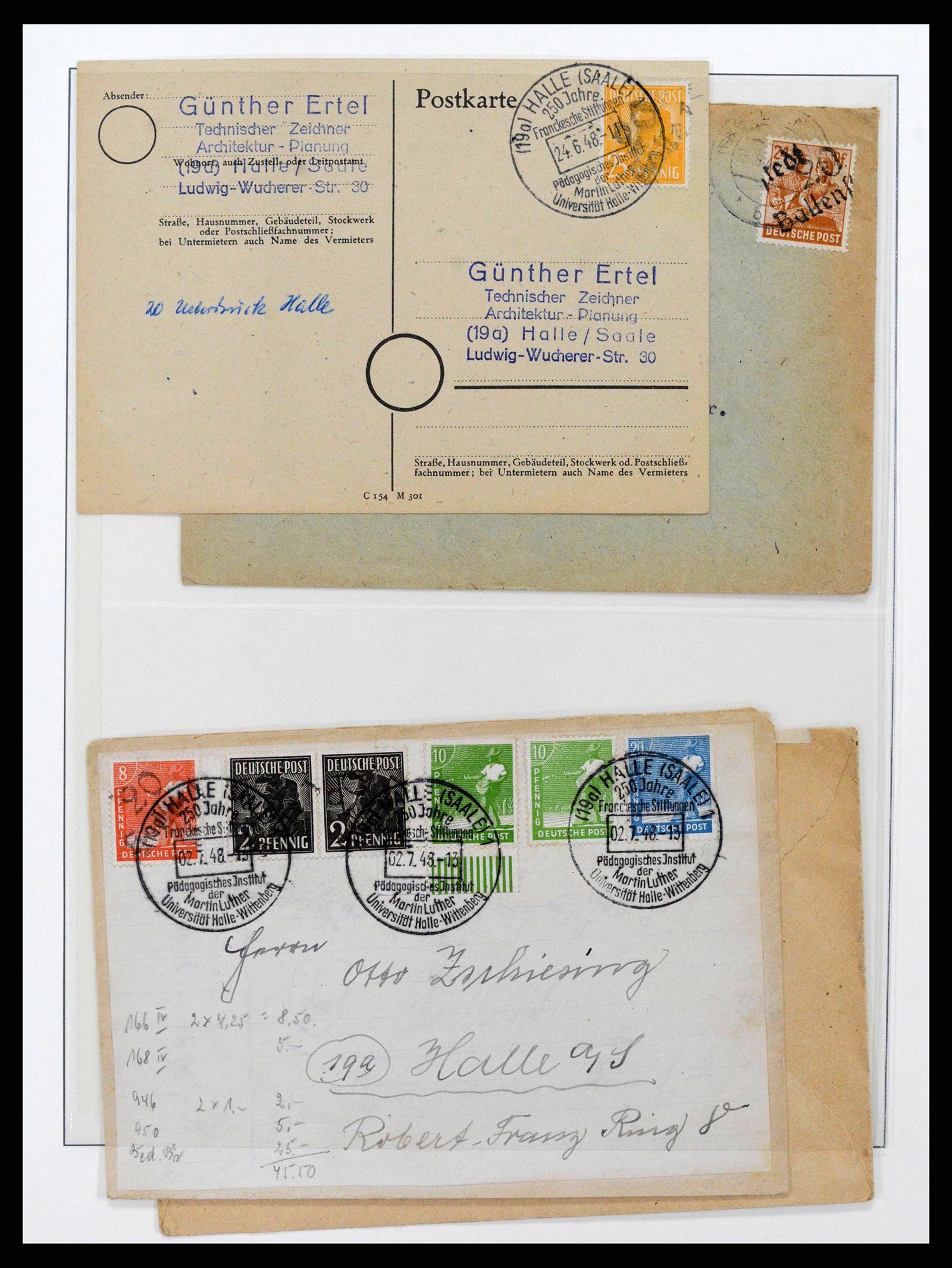 38890 0038 - Stamp collection 38890 Germany sovjet zone 1945-1949.