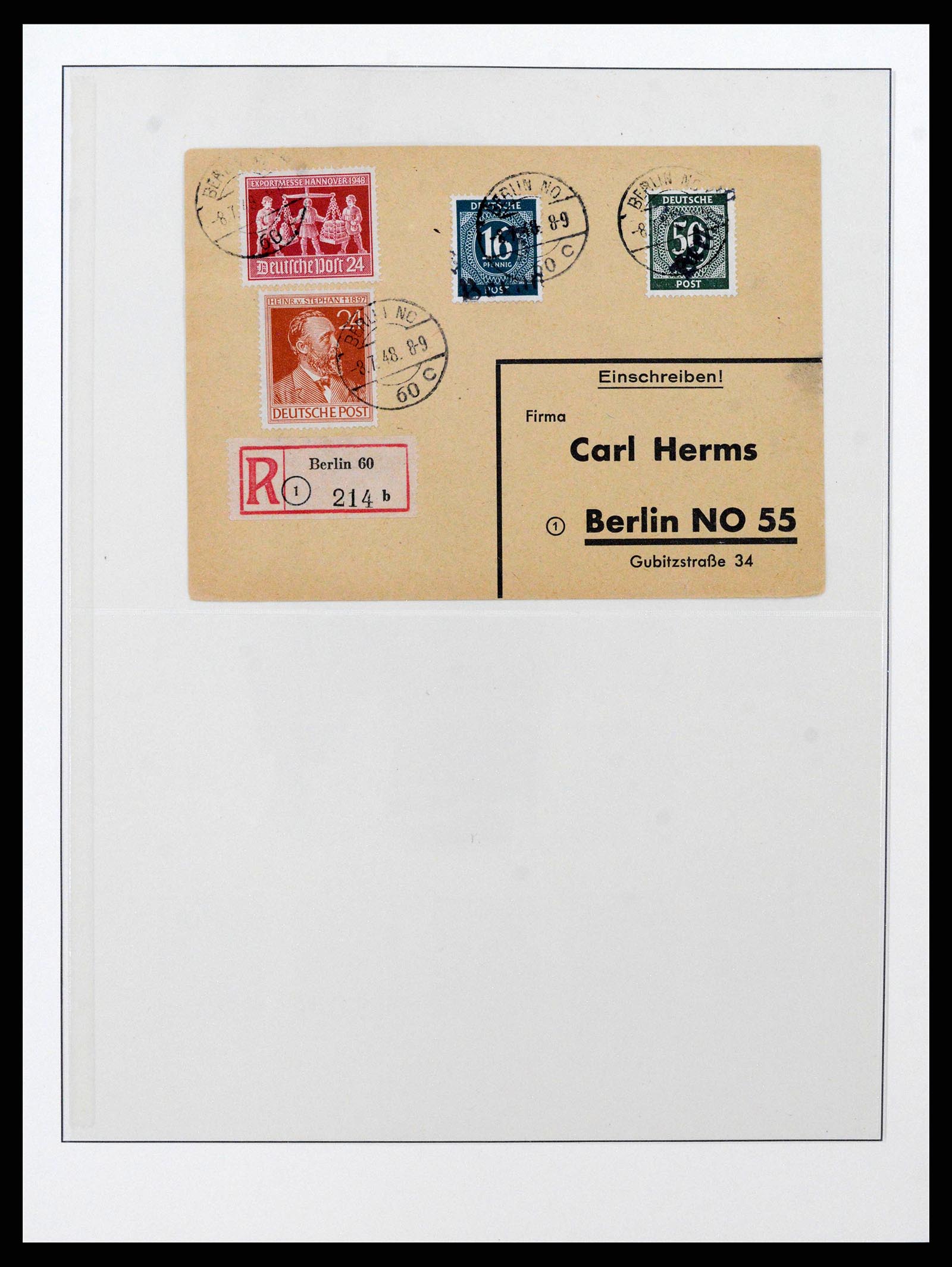 38890 0039 - Stamp collection 38890 Germany sovjet zone 1945-1949.