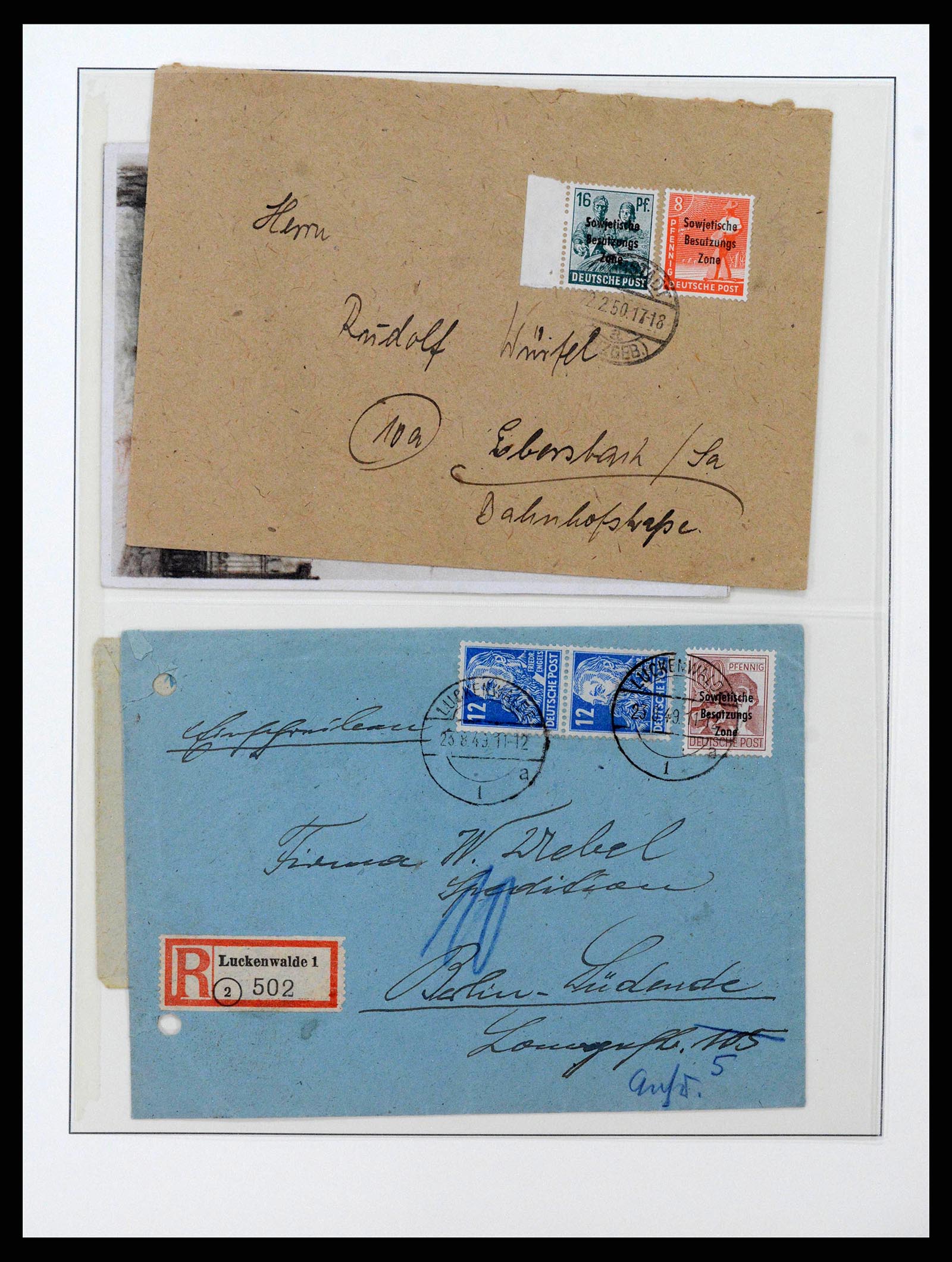 38890 0045 - Stamp collection 38890 Germany sovjet zone 1945-1949.