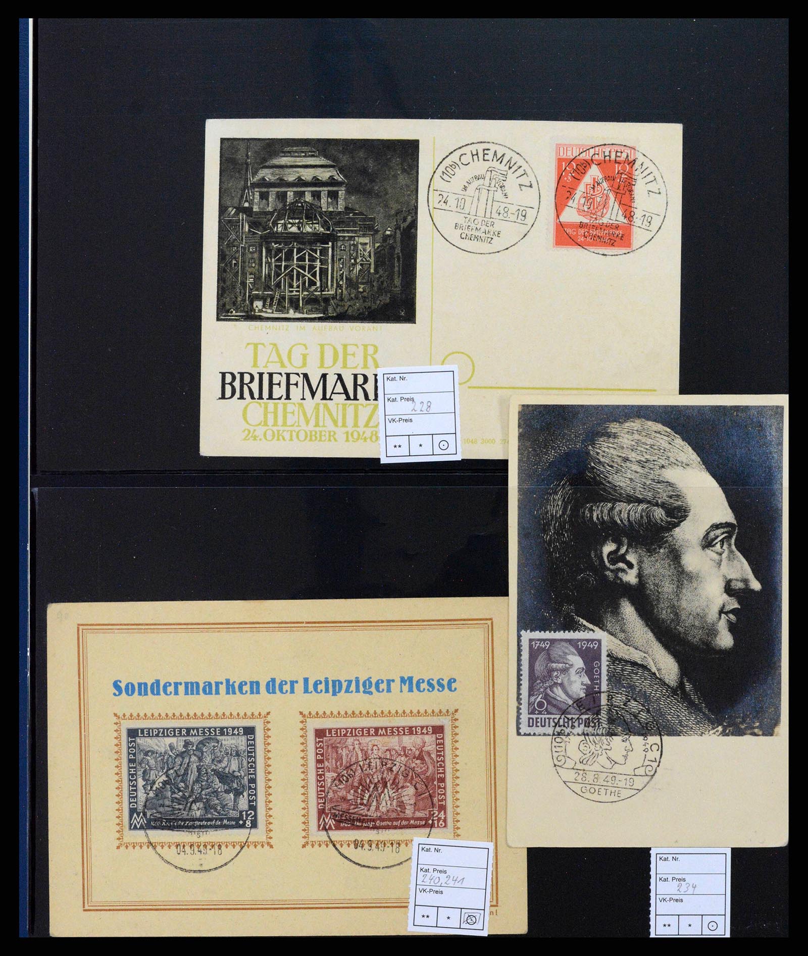 38890 0054 - Stamp collection 38890 Germany sovjet zone 1945-1949.
