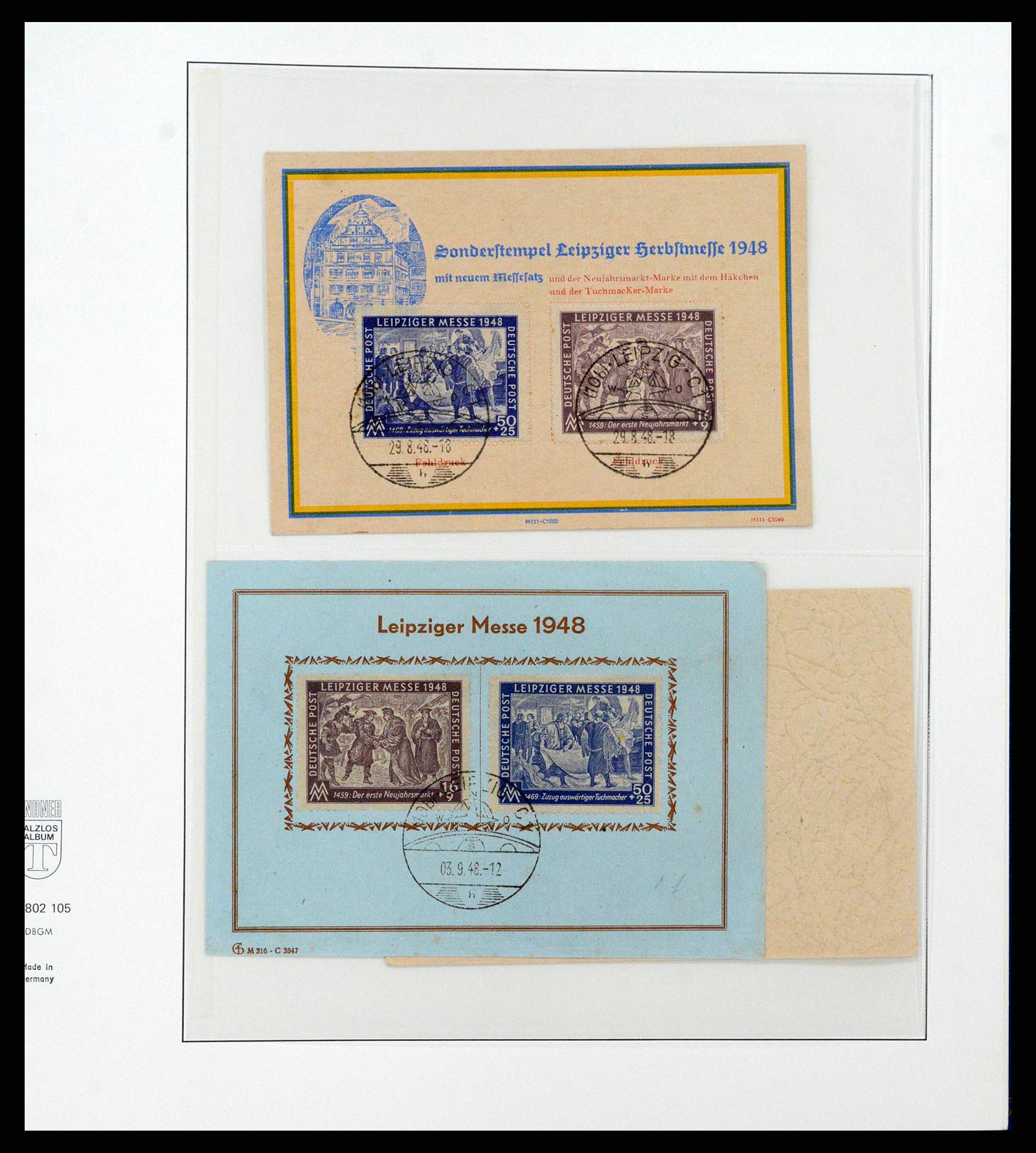 38890 0057 - Stamp collection 38890 Germany sovjet zone 1945-1949.