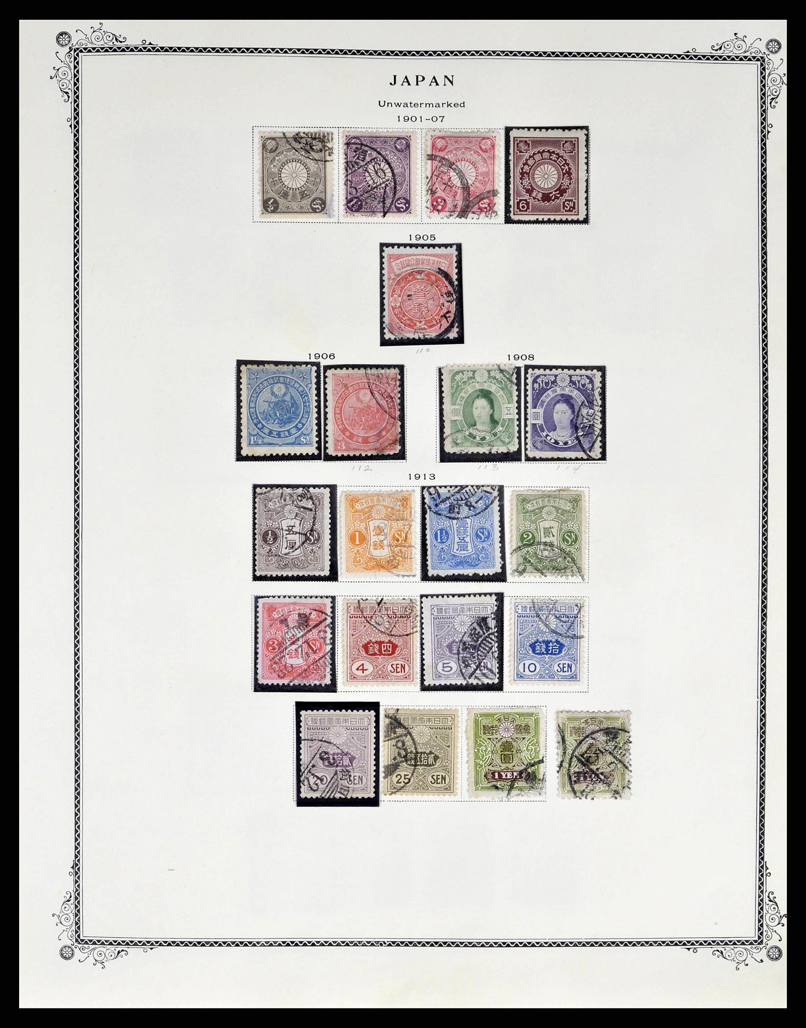 38891 0005 - Postzegelverzameling 38891 Japan 1871-1961.