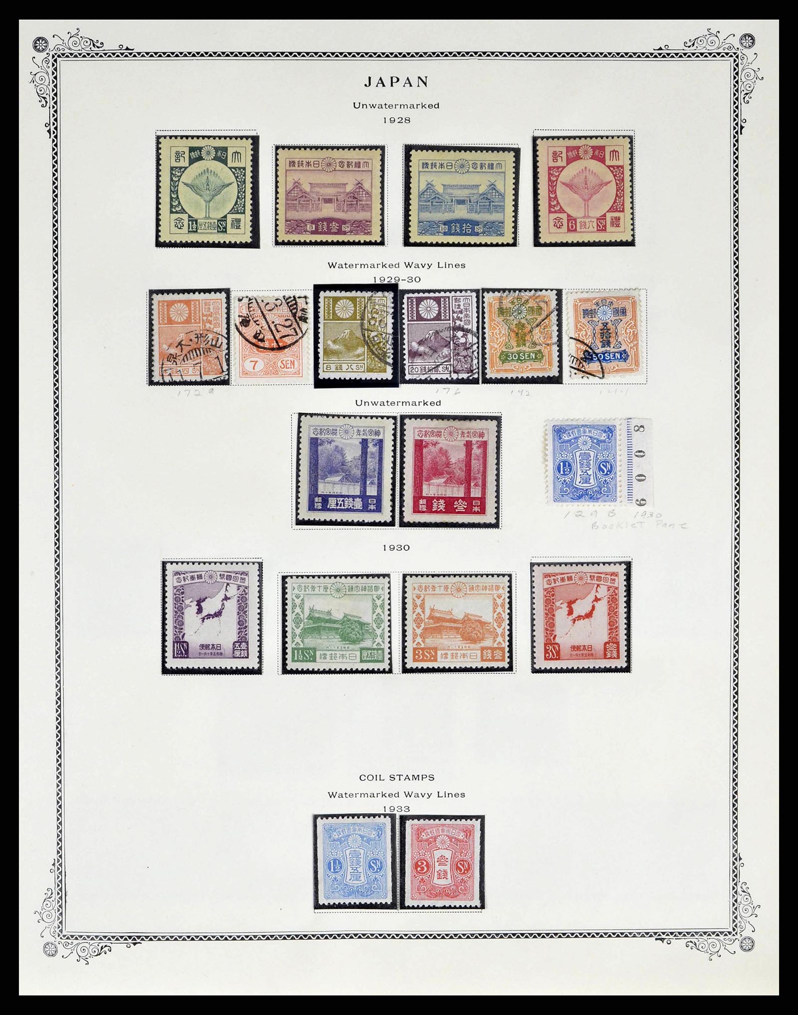 38891 0009 - Postzegelverzameling 38891 Japan 1871-1961.