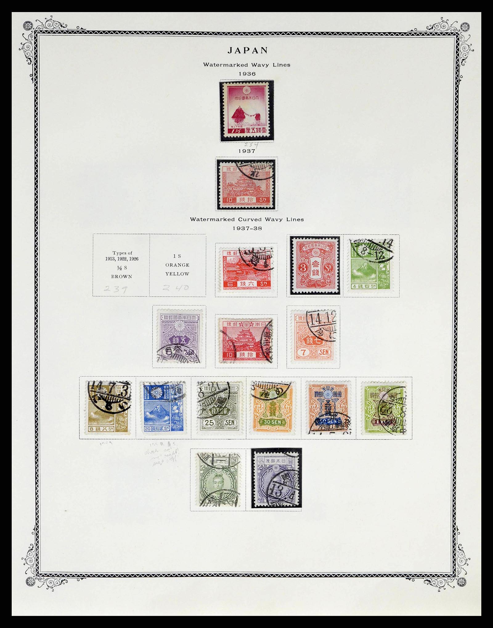 38891 0011 - Postzegelverzameling 38891 Japan 1871-1961.