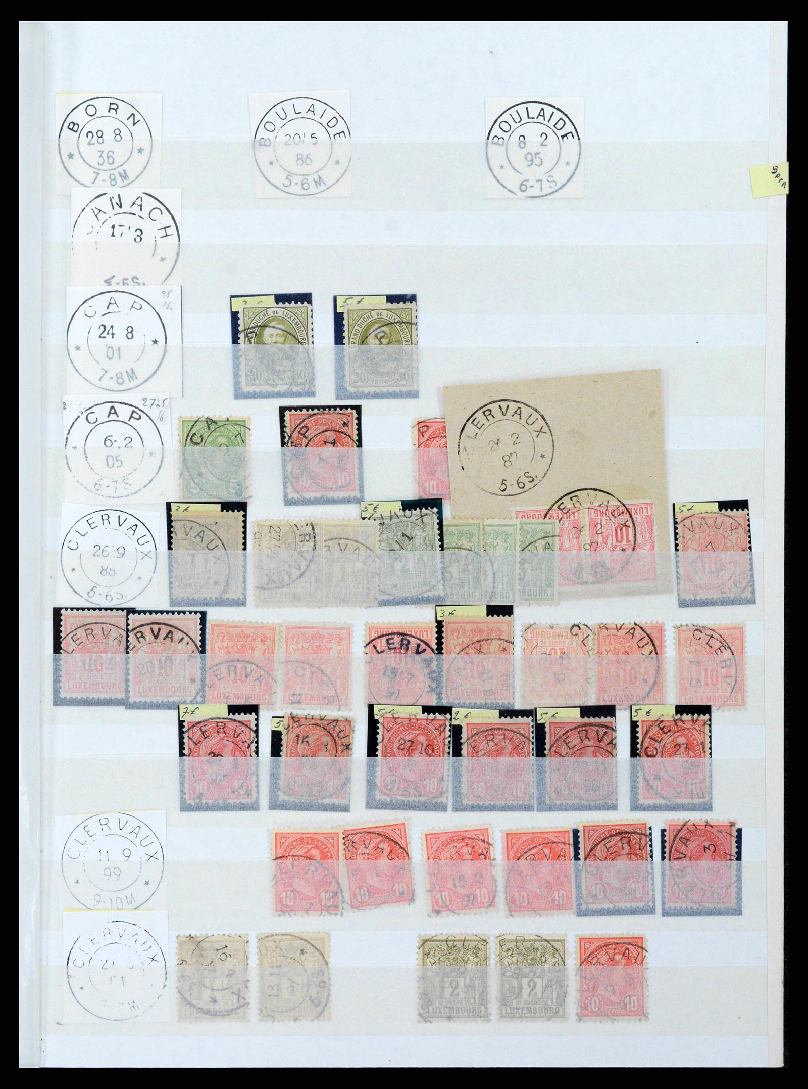 38892 0003 - Postzegelverzameling 38892 Luxemburg stempels 1880-1980.