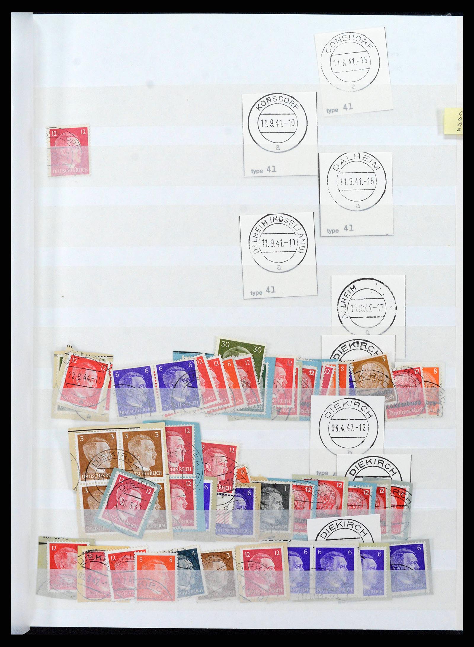 38892 0035 - Stamp collection 38892 Luxembourg cancels 1880-1980.