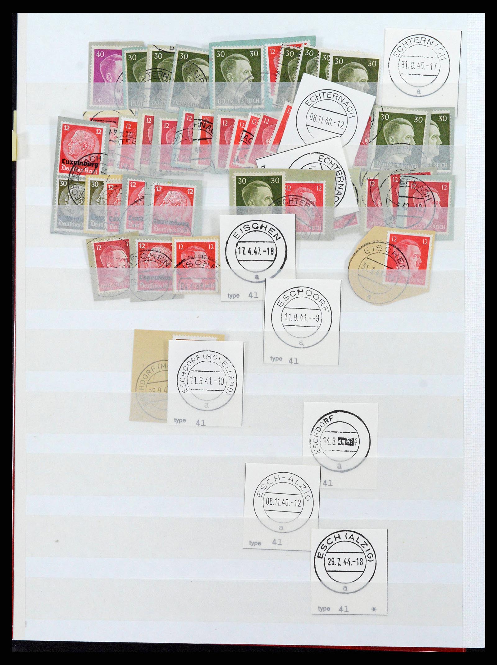 38892 0038 - Postzegelverzameling 38892 Luxemburg stempels 1880-1980.