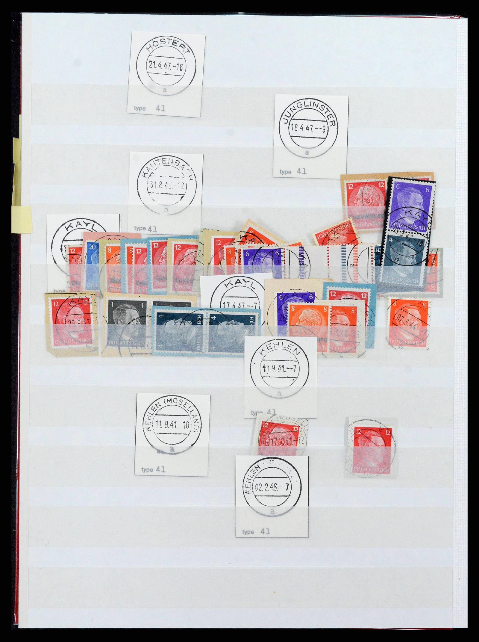 38892 0044 - Postzegelverzameling 38892 Luxemburg stempels 1880-1980.