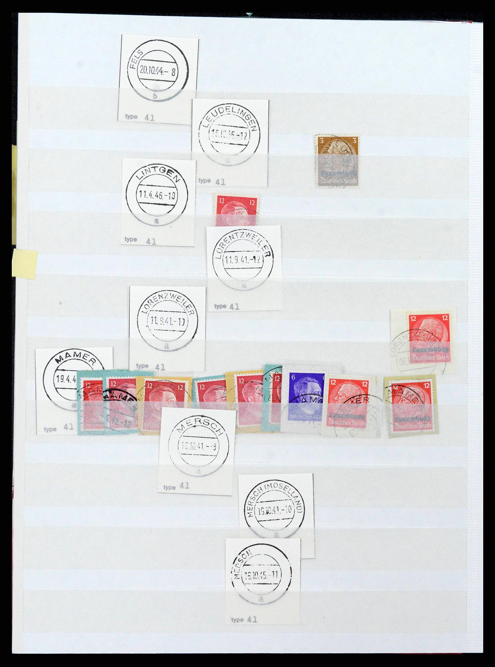 38892 0046 - Postzegelverzameling 38892 Luxemburg stempels 1880-1980.
