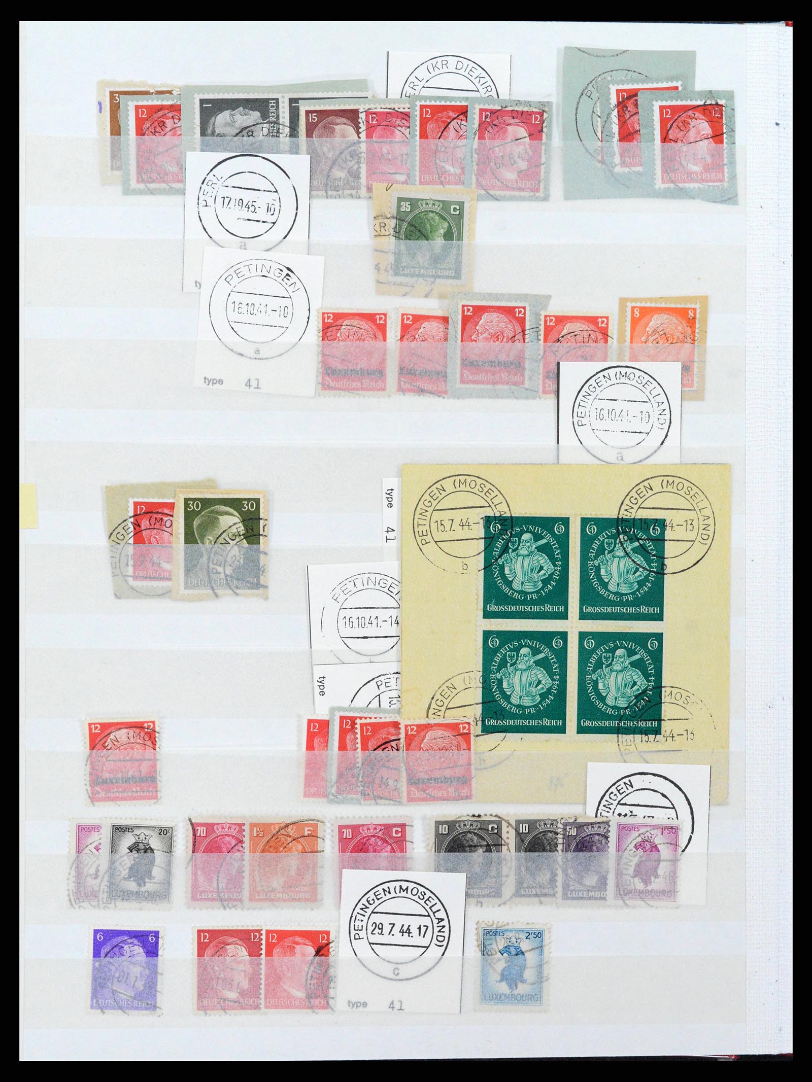 38892 0050 - Postzegelverzameling 38892 Luxemburg stempels 1880-1980.