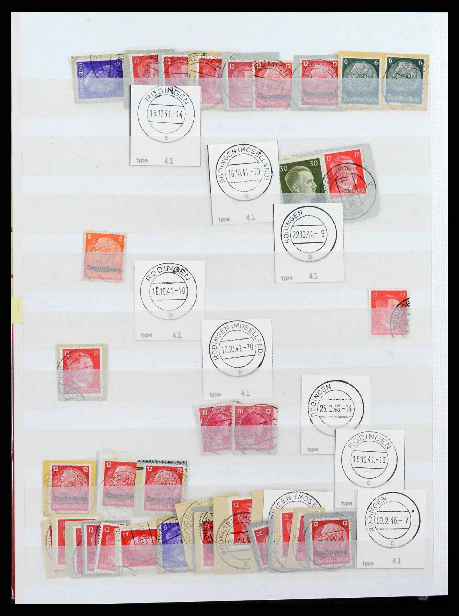 38892 0052 - Postzegelverzameling 38892 Luxemburg stempels 1880-1980.