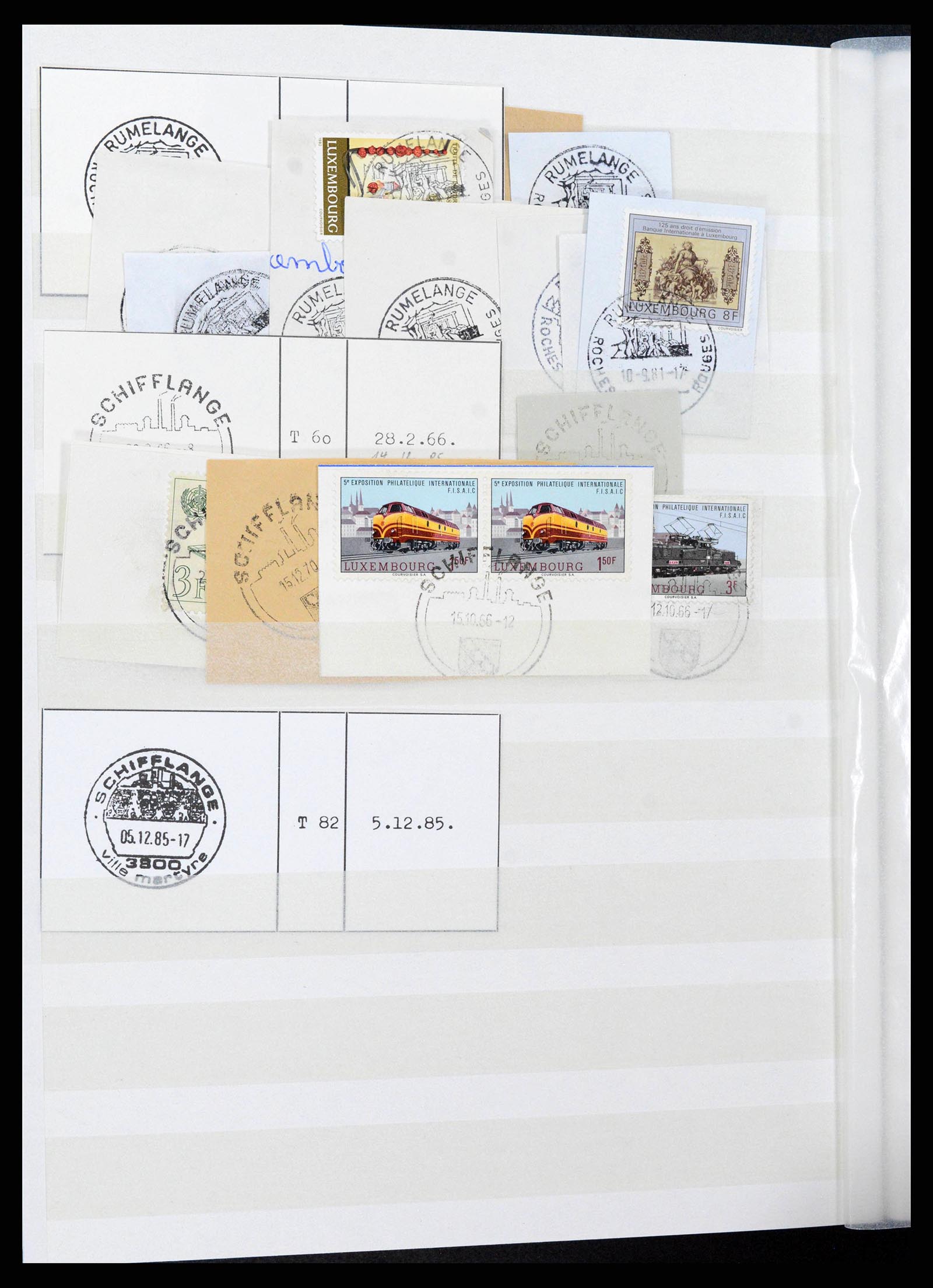 38892 0108 - Postzegelverzameling 38892 Luxemburg stempels 1880-1980.