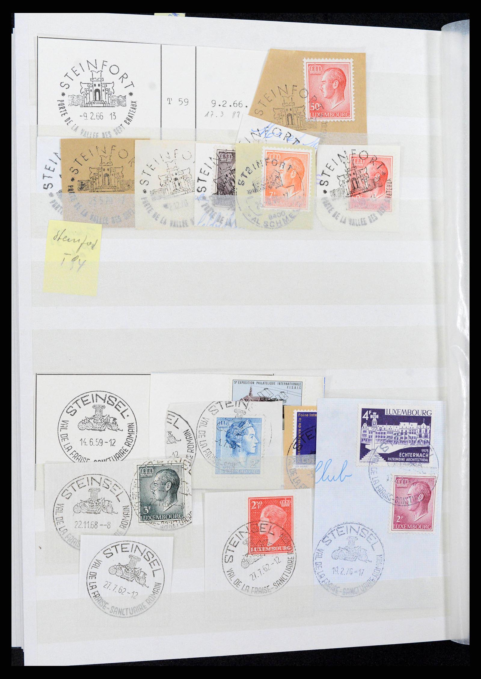 38892 0110 - Postzegelverzameling 38892 Luxemburg stempels 1880-1980.