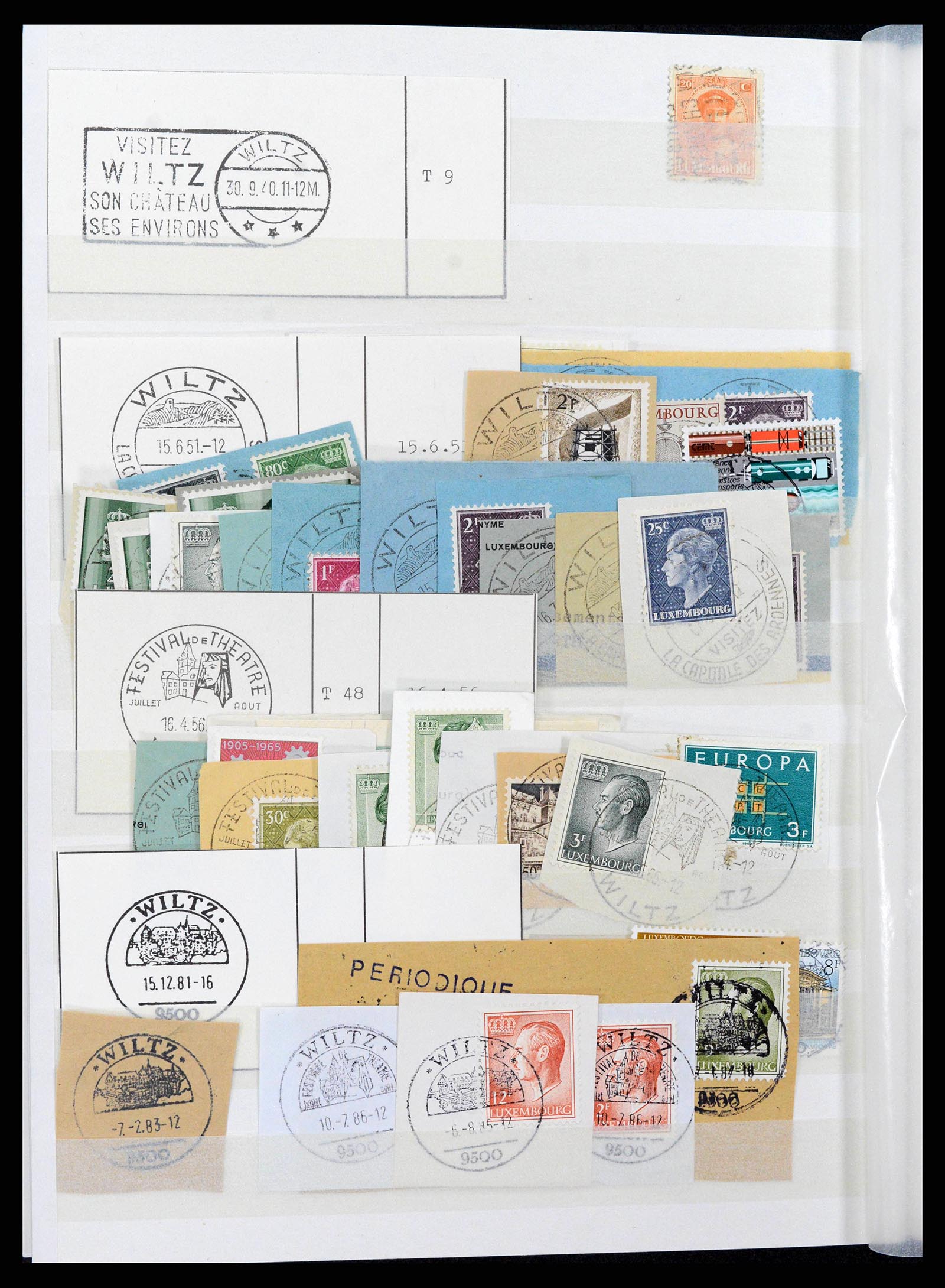 38892 0114 - Postzegelverzameling 38892 Luxemburg stempels 1880-1980.