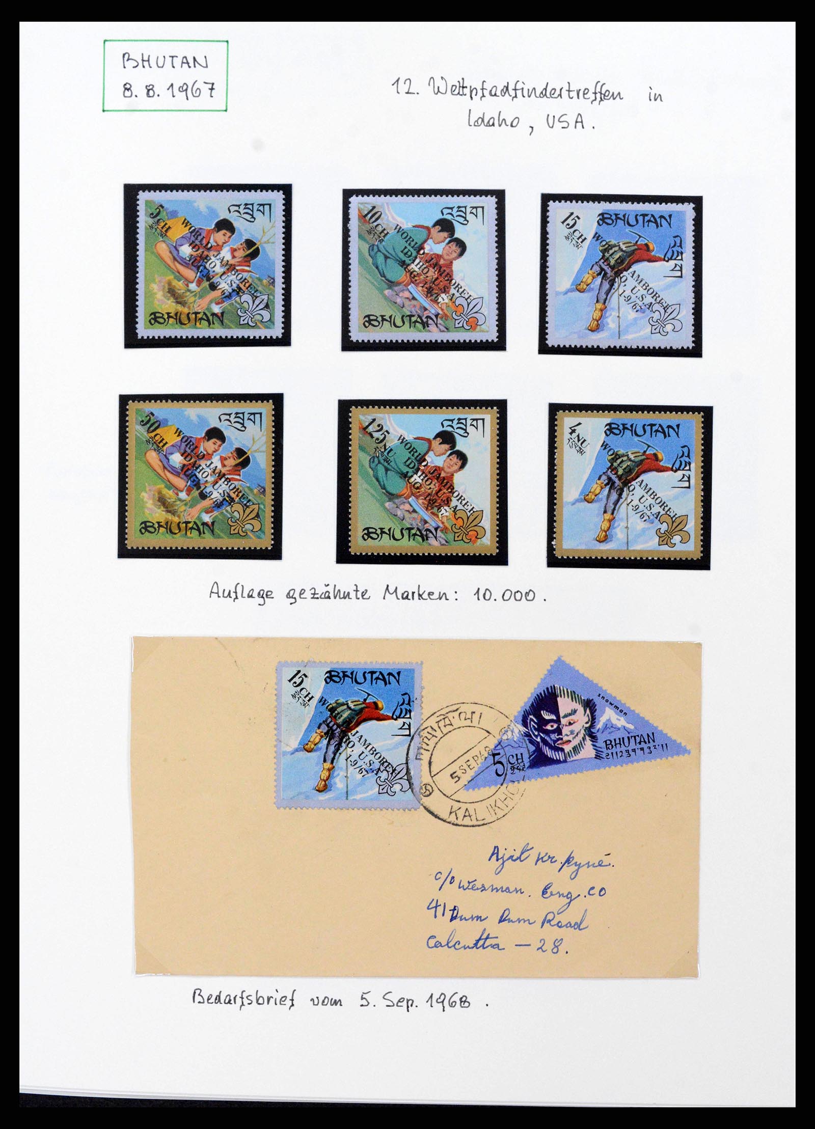 38893 0002 - Stamp collection 38893 Theme scouting 1950-2007.