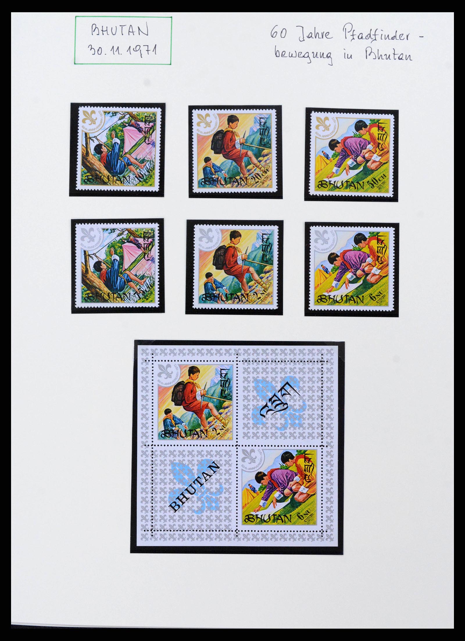 38893 0004 - Stamp collection 38893 Theme scouting 1950-2007.