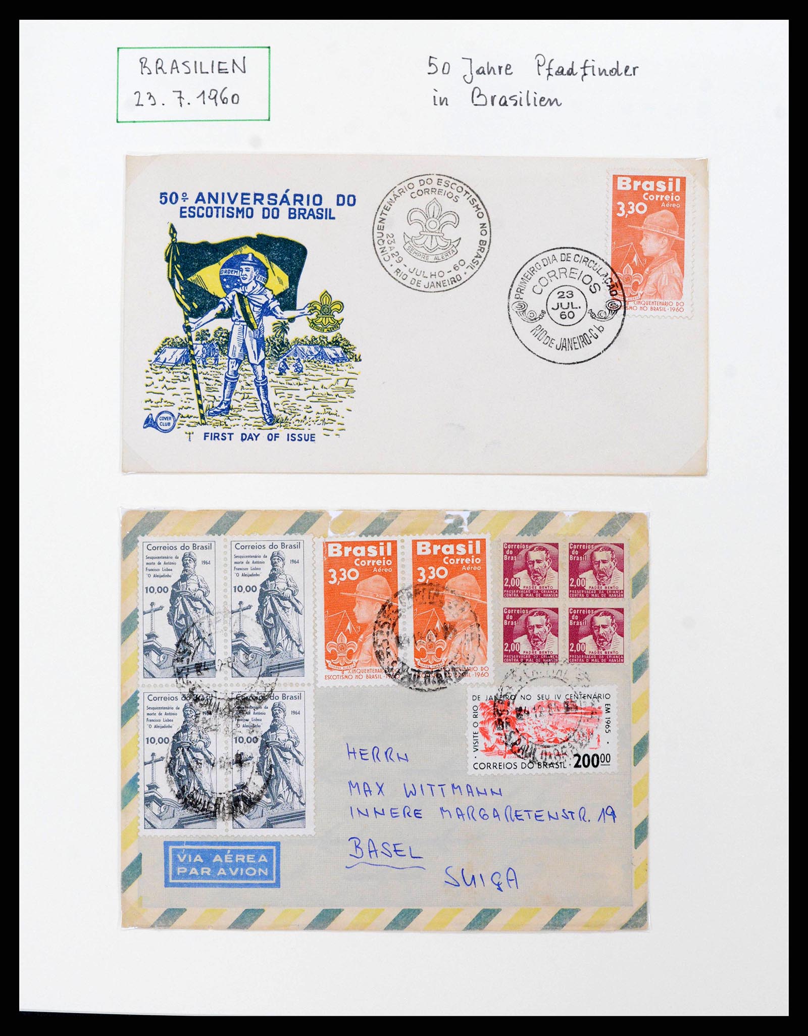38893 0009 - Stamp collection 38893 Theme scouting 1950-2007.