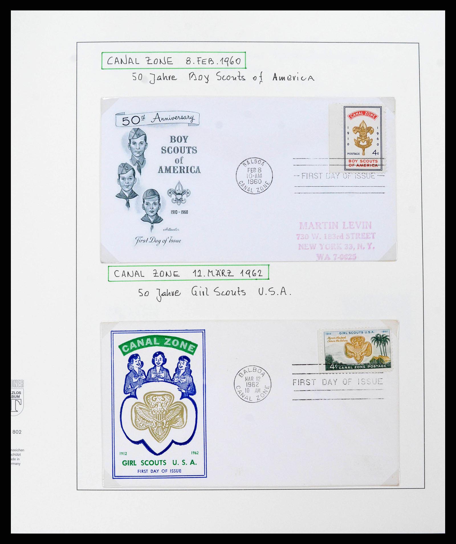 38893 0013 - Stamp collection 38893 Theme scouting 1950-2007.