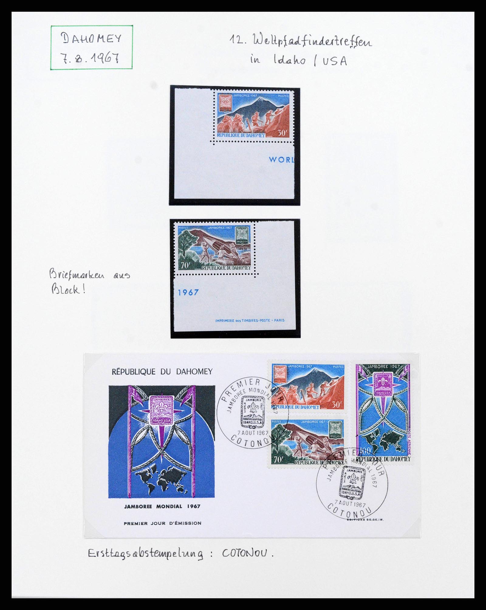 38893 0019 - Stamp collection 38893 Theme scouting 1950-2007.