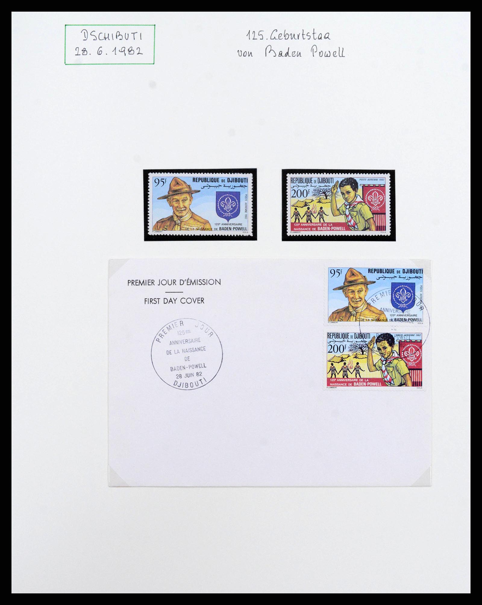 38893 0023 - Stamp collection 38893 Theme scouting 1950-2007.