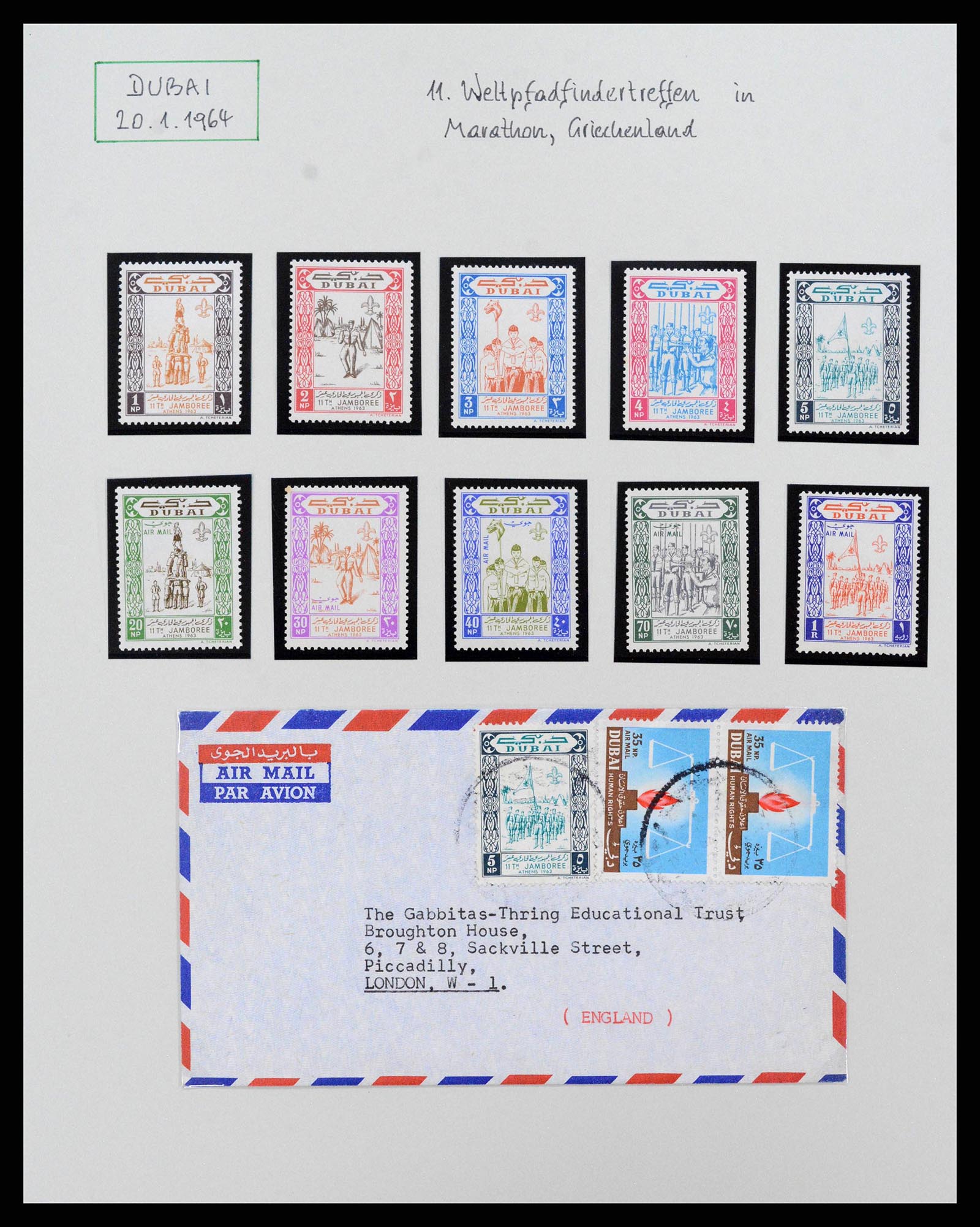 38893 0024 - Stamp collection 38893 Theme scouting 1950-2007.