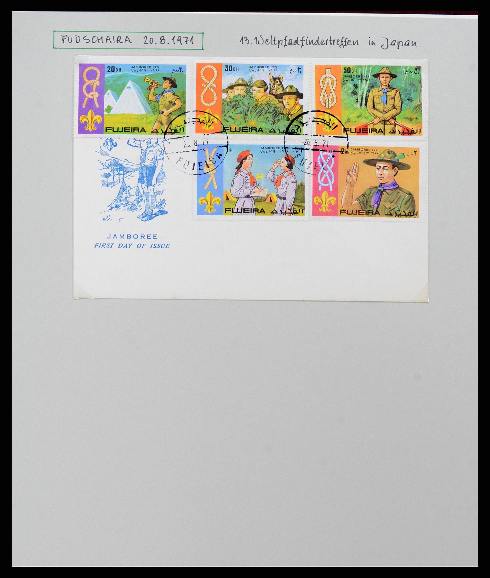 38893 0031 - Stamp collection 38893 Theme scouting 1950-2007.