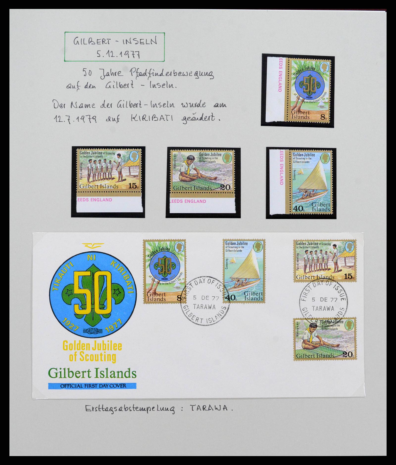 38893 0036 - Stamp collection 38893 Theme scouting 1950-2007.