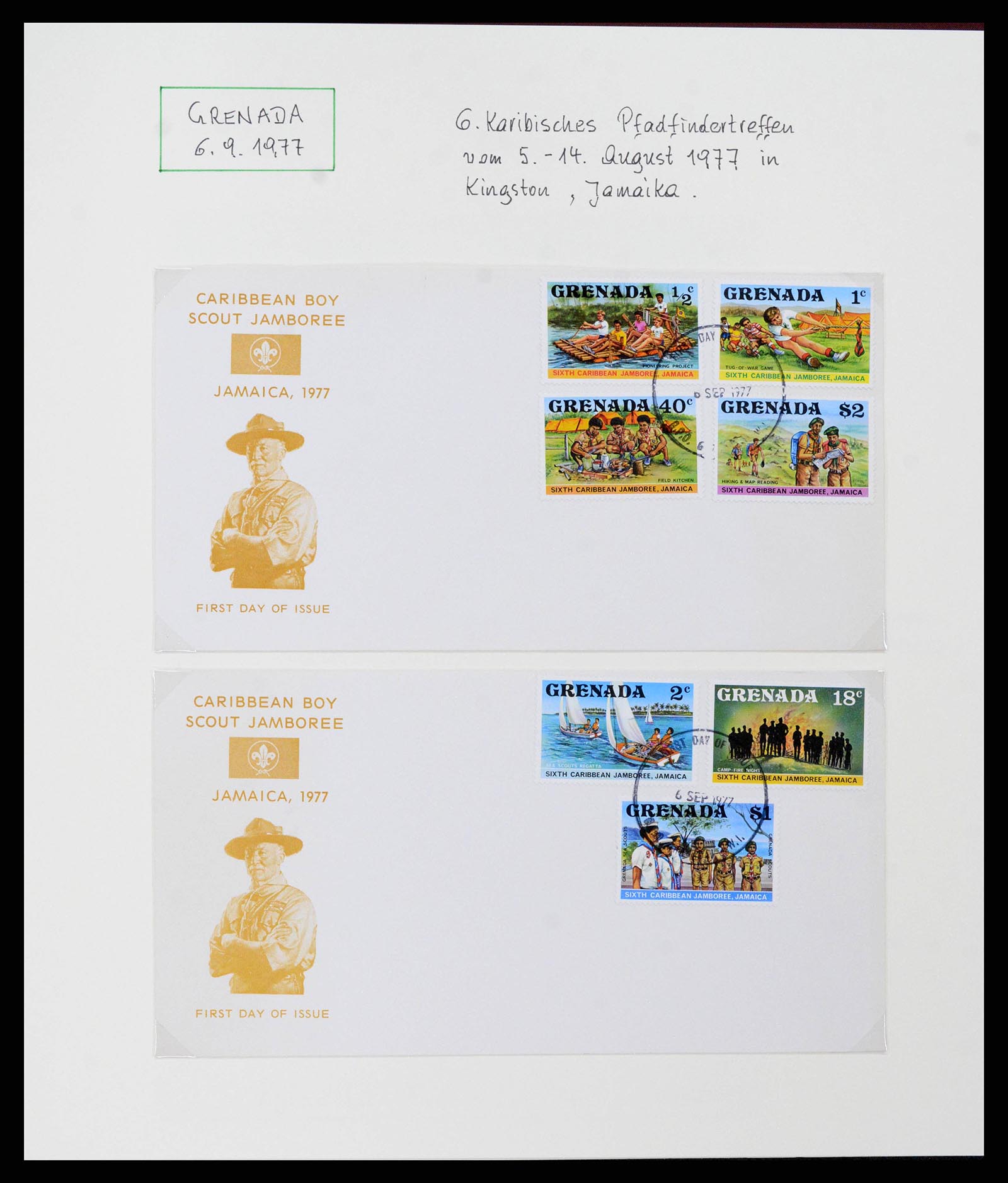 38893 0039 - Stamp collection 38893 Theme scouting 1950-2007.