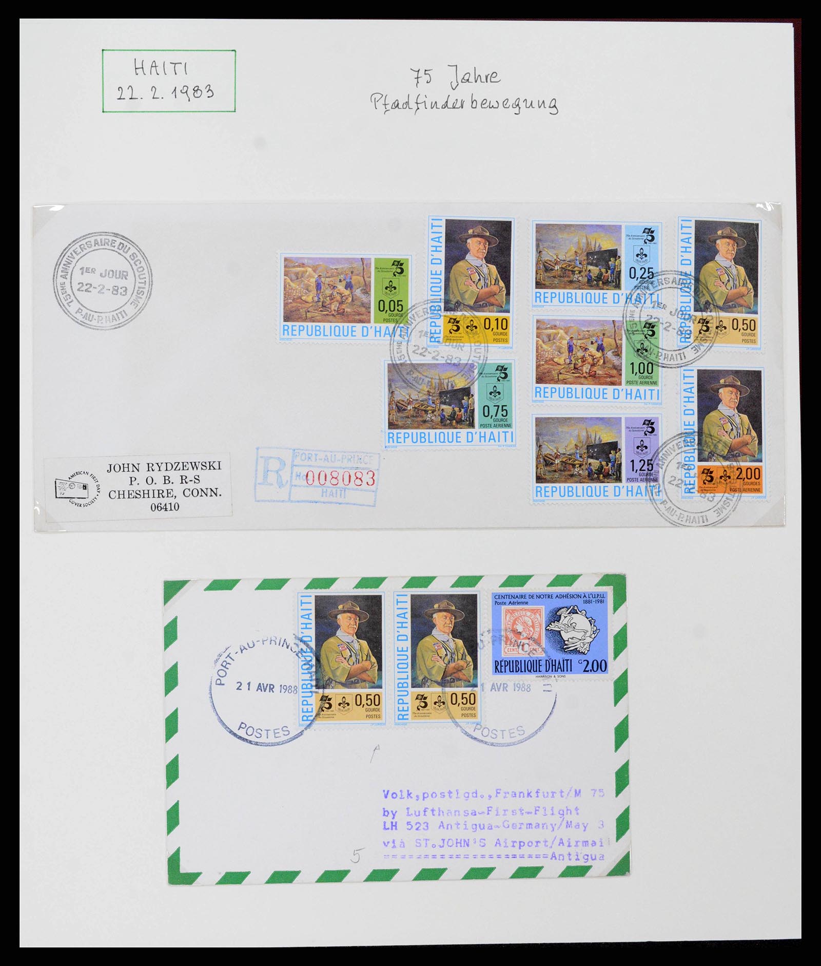 38893 0042 - Stamp collection 38893 Theme scouting 1950-2007.