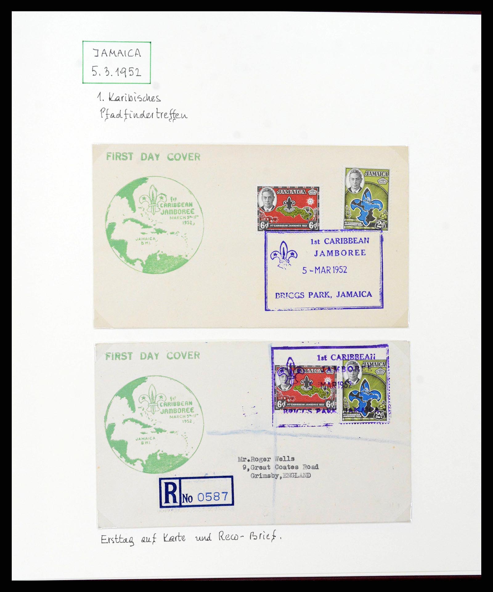 38893 0058 - Stamp collection 38893 Theme scouting 1950-2007.