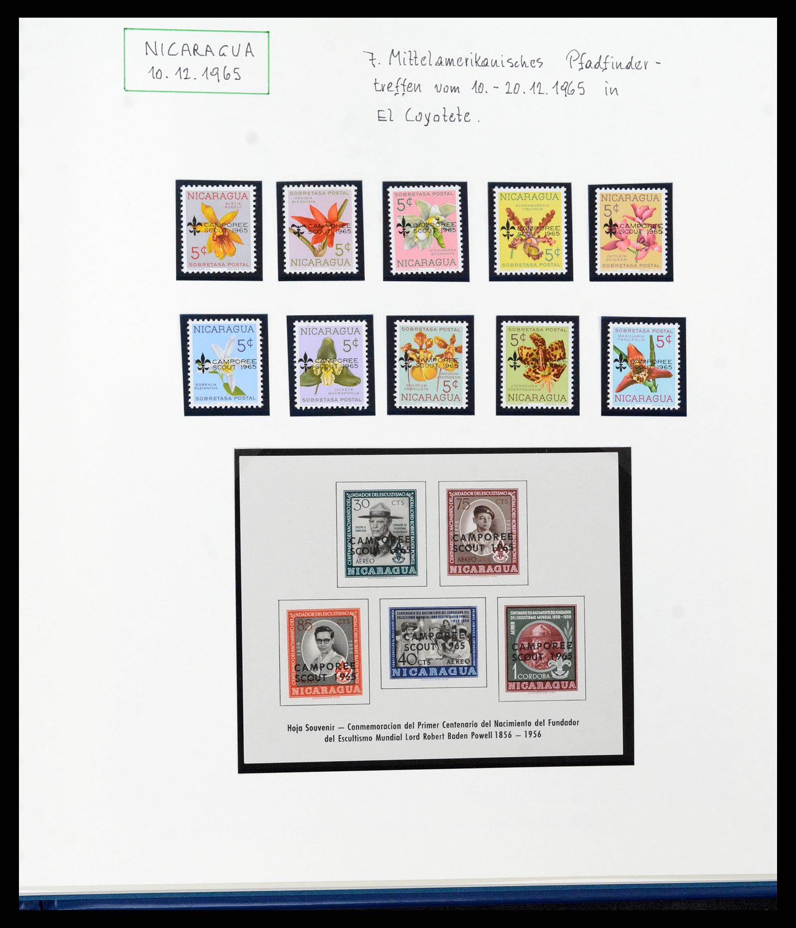 38893 0233 - Stamp collection 38893 Theme scouting 1950-2007.