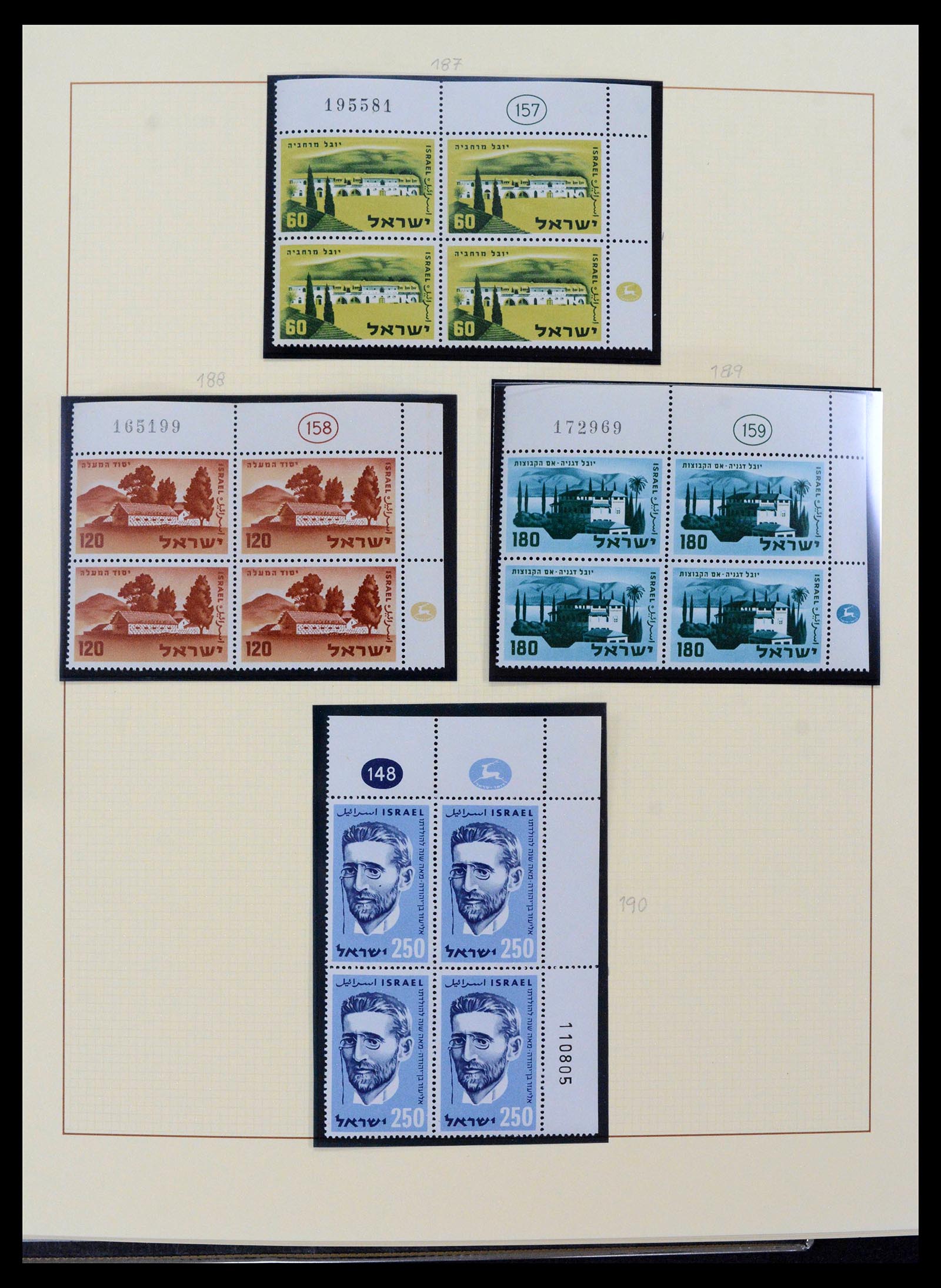38897 0027 - Postzegelverzameling 38897 Israël 1949-1980.