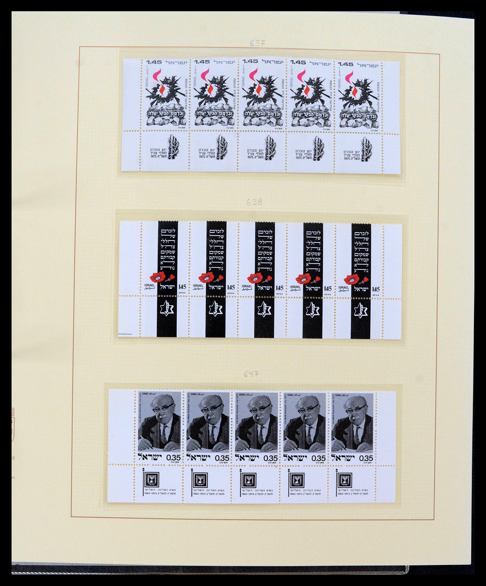 38897 0038 - Postzegelverzameling 38897 Israël 1949-1980.