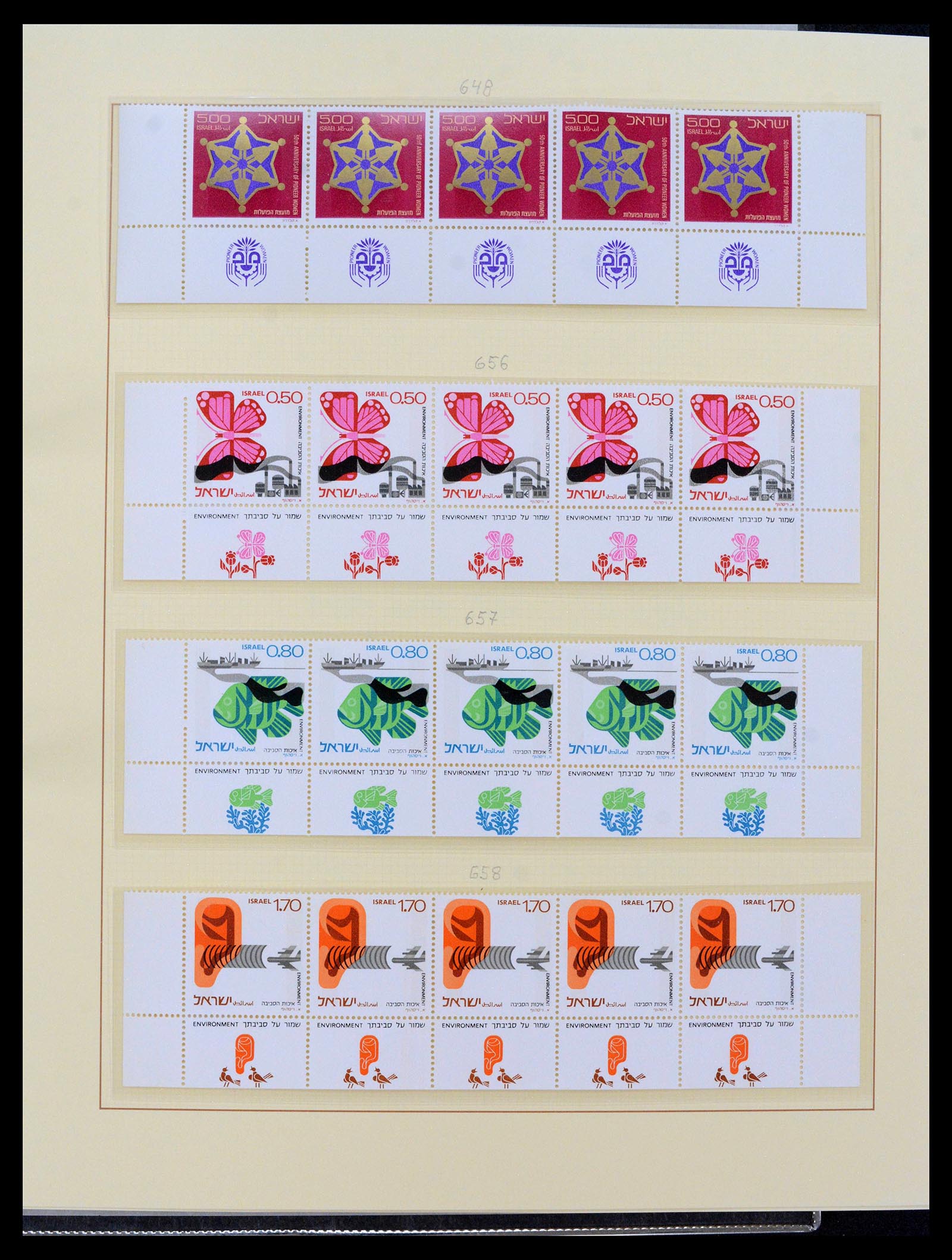 38897 0042 - Postzegelverzameling 38897 Israël 1949-1980.