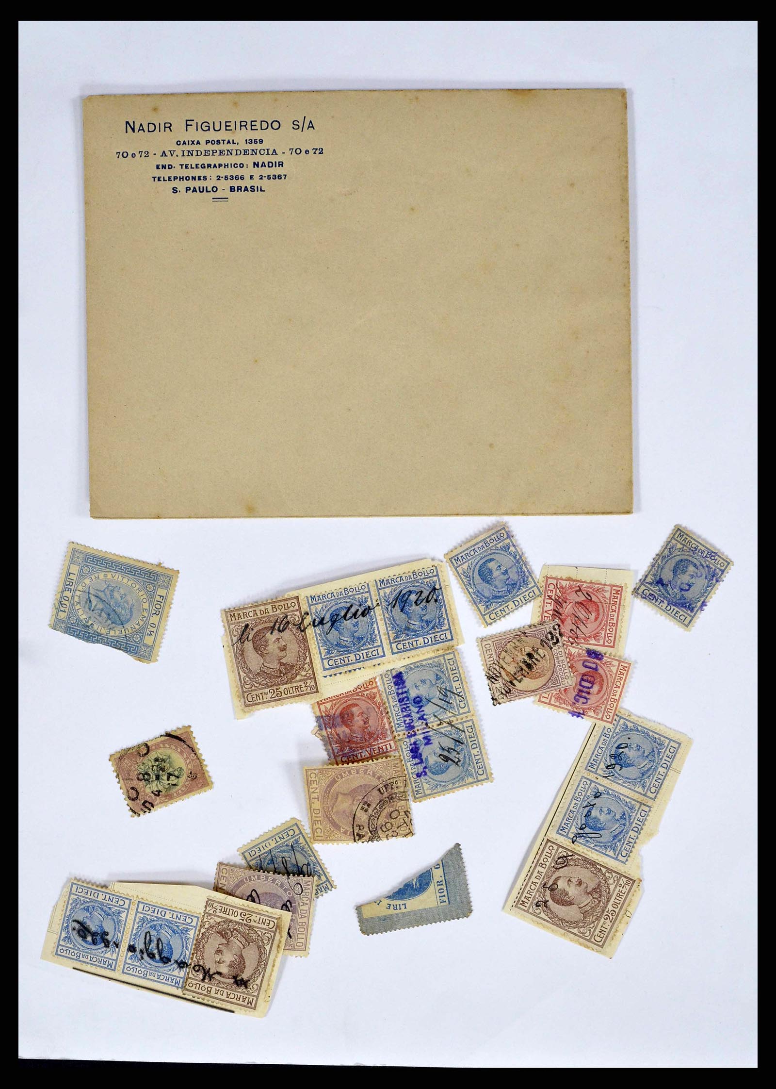 38898 0004 - Stamp collection 38898 World fiscal and cinderella's 1870-1950.