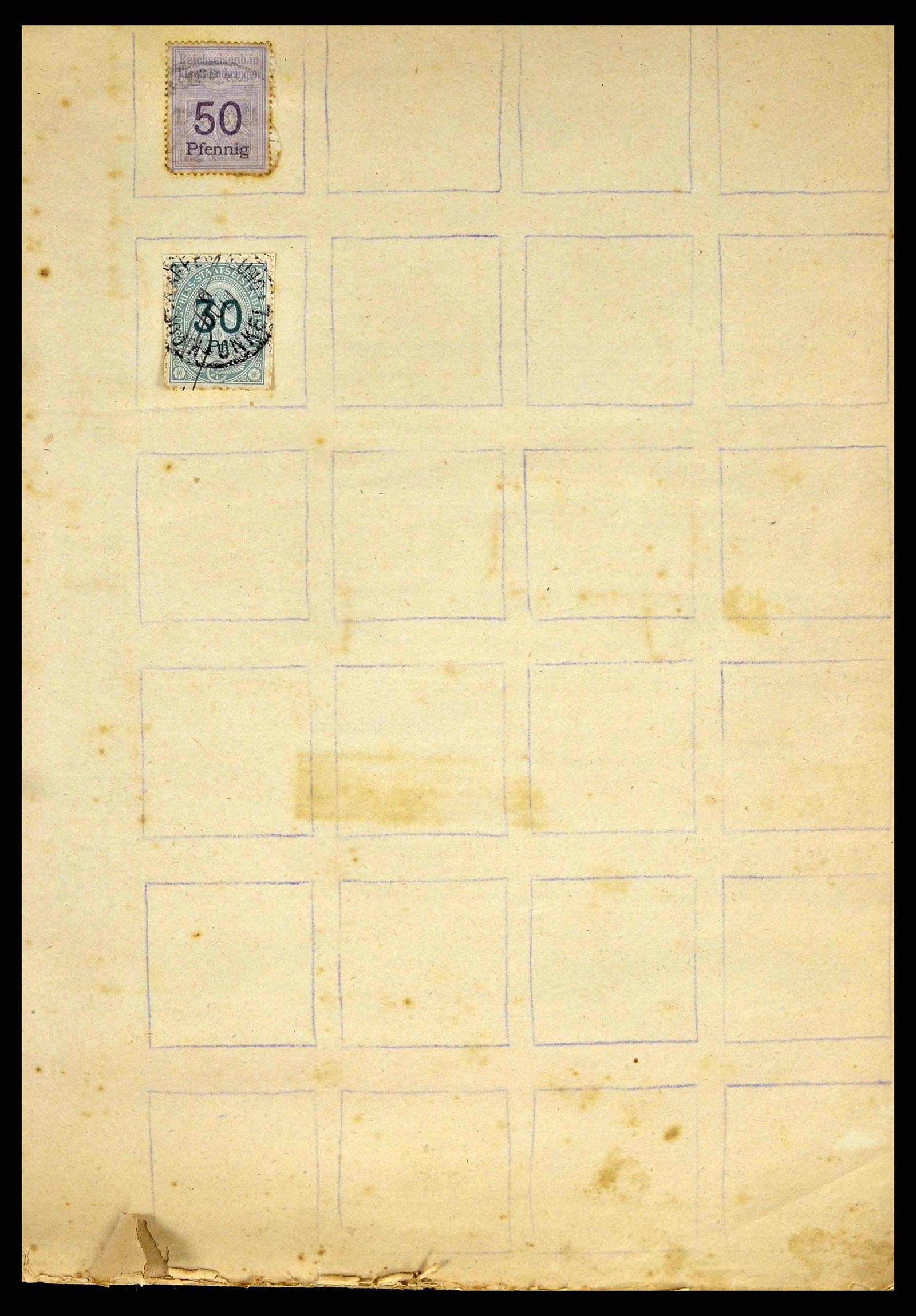 38898 0006 - Postzegelverzameling 38898 Wereld fiscaal en cinderella's 1870-1950.