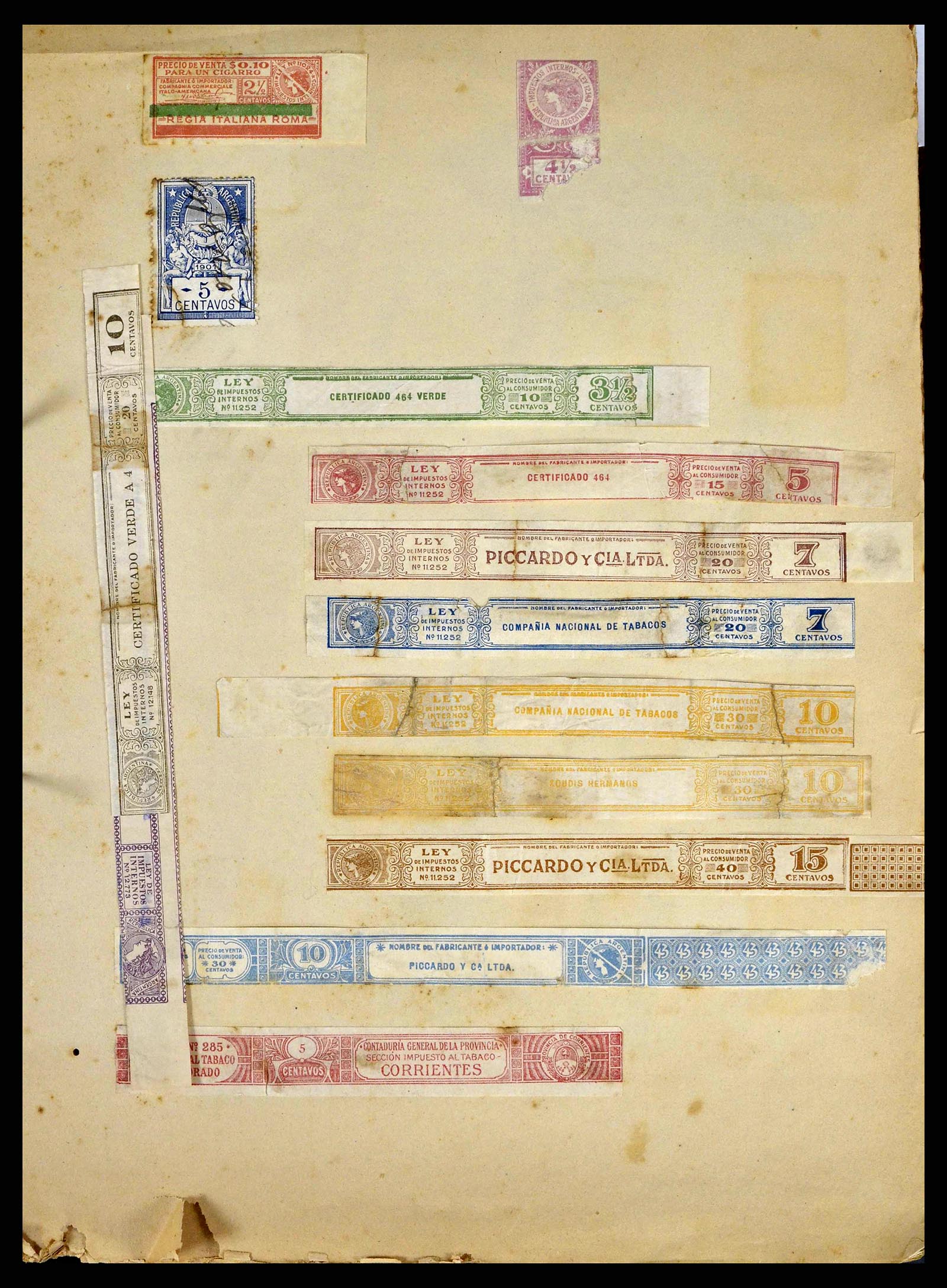 38898 0007 - Postzegelverzameling 38898 Wereld fiscaal en cinderella's 1870-1950.