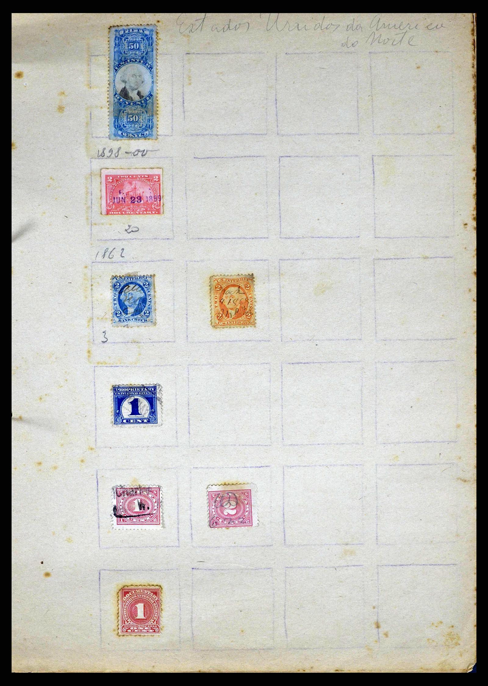 38898 0019 - Stamp collection 38898 World fiscal and cinderella's 1870-1950.