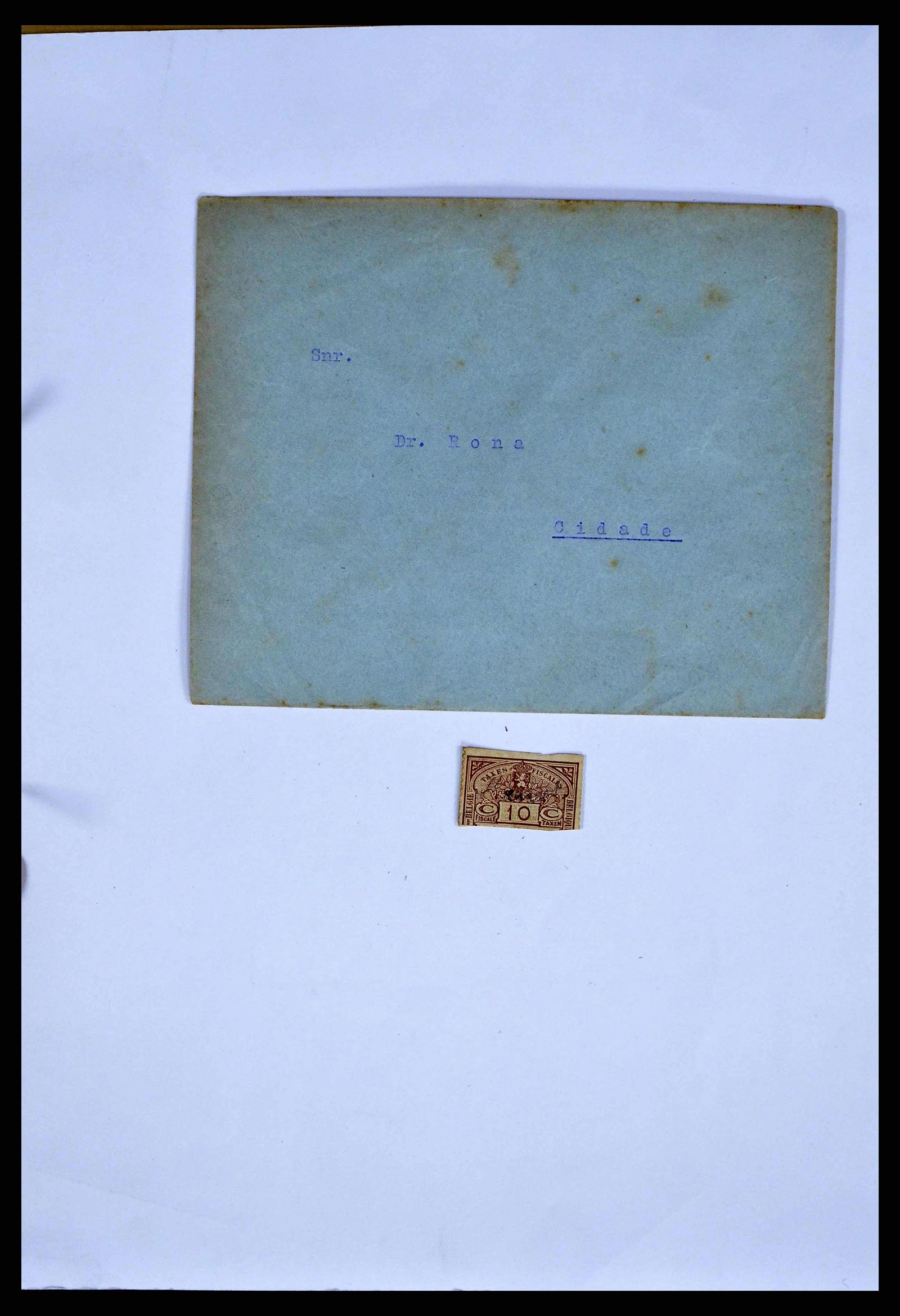 38898 0027 - Postzegelverzameling 38898 Wereld fiscaal en cinderella's 1870-1950.
