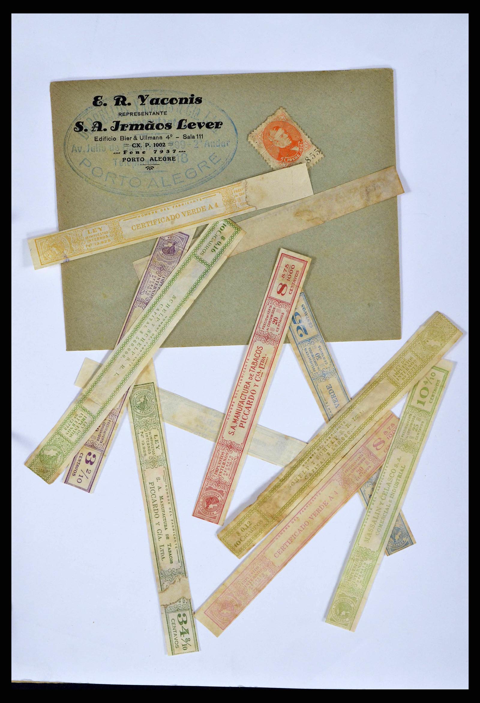38898 0029 - Postzegelverzameling 38898 Wereld fiscaal en cinderella's 1870-1950.