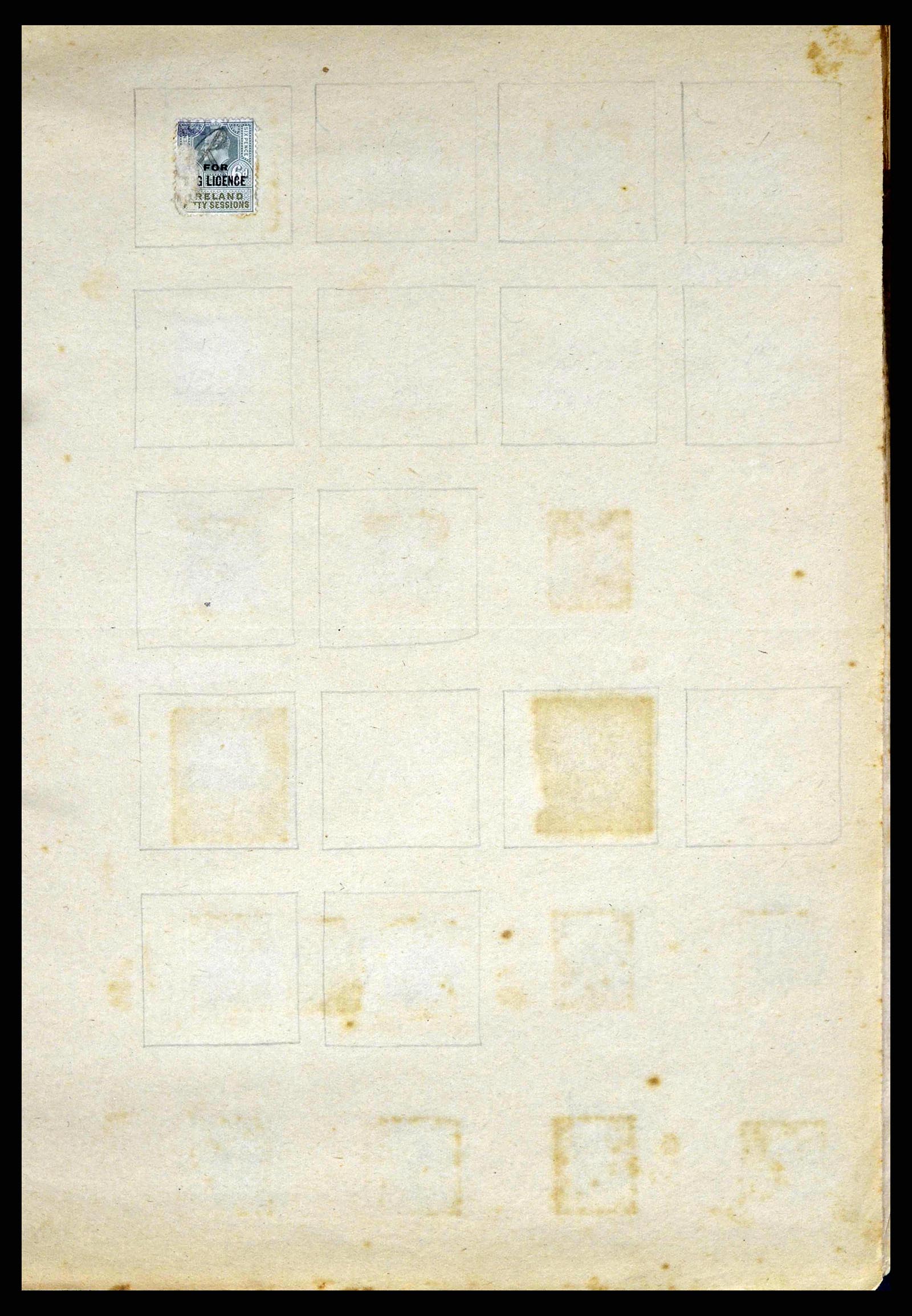 38898 0037 - Postzegelverzameling 38898 Wereld fiscaal en cinderella's 1870-1950.