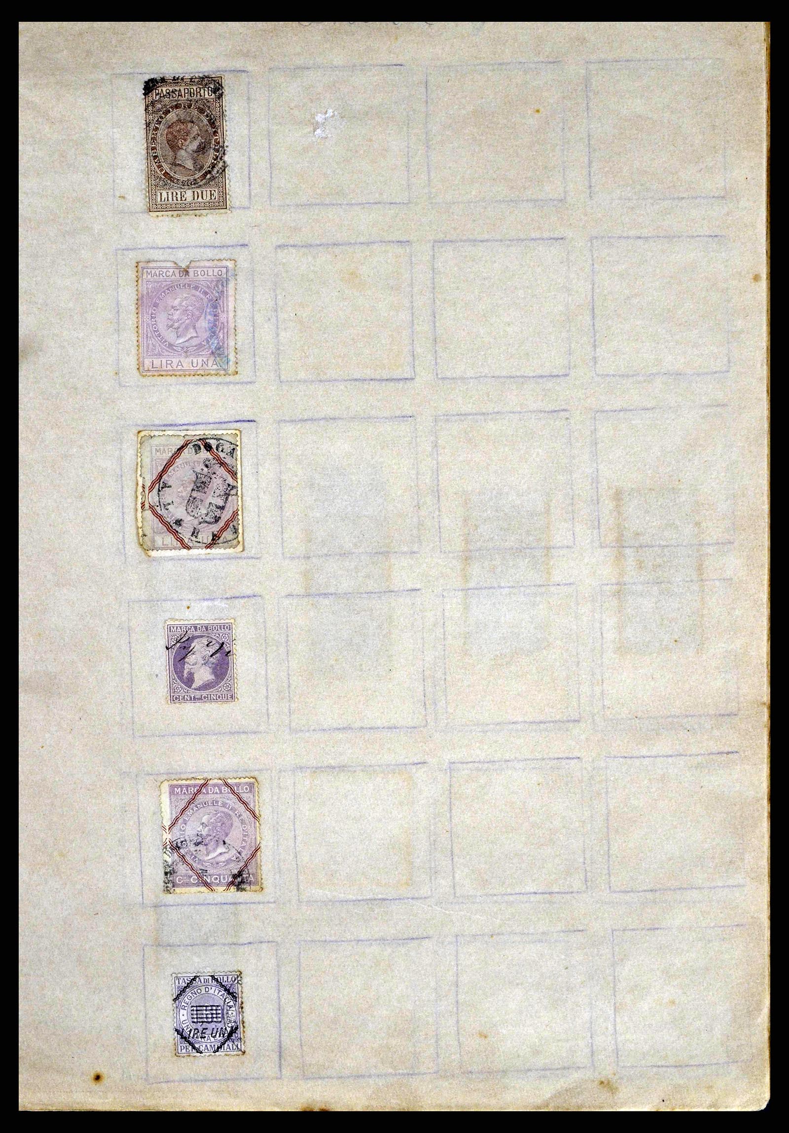 38898 0041 - Postzegelverzameling 38898 Wereld fiscaal en cinderella's 1870-1950.
