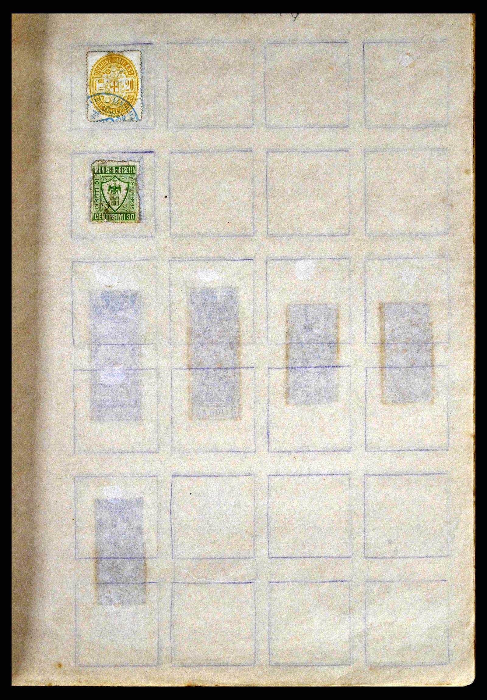 38898 0042 - Postzegelverzameling 38898 Wereld fiscaal en cinderella's 1870-1950.
