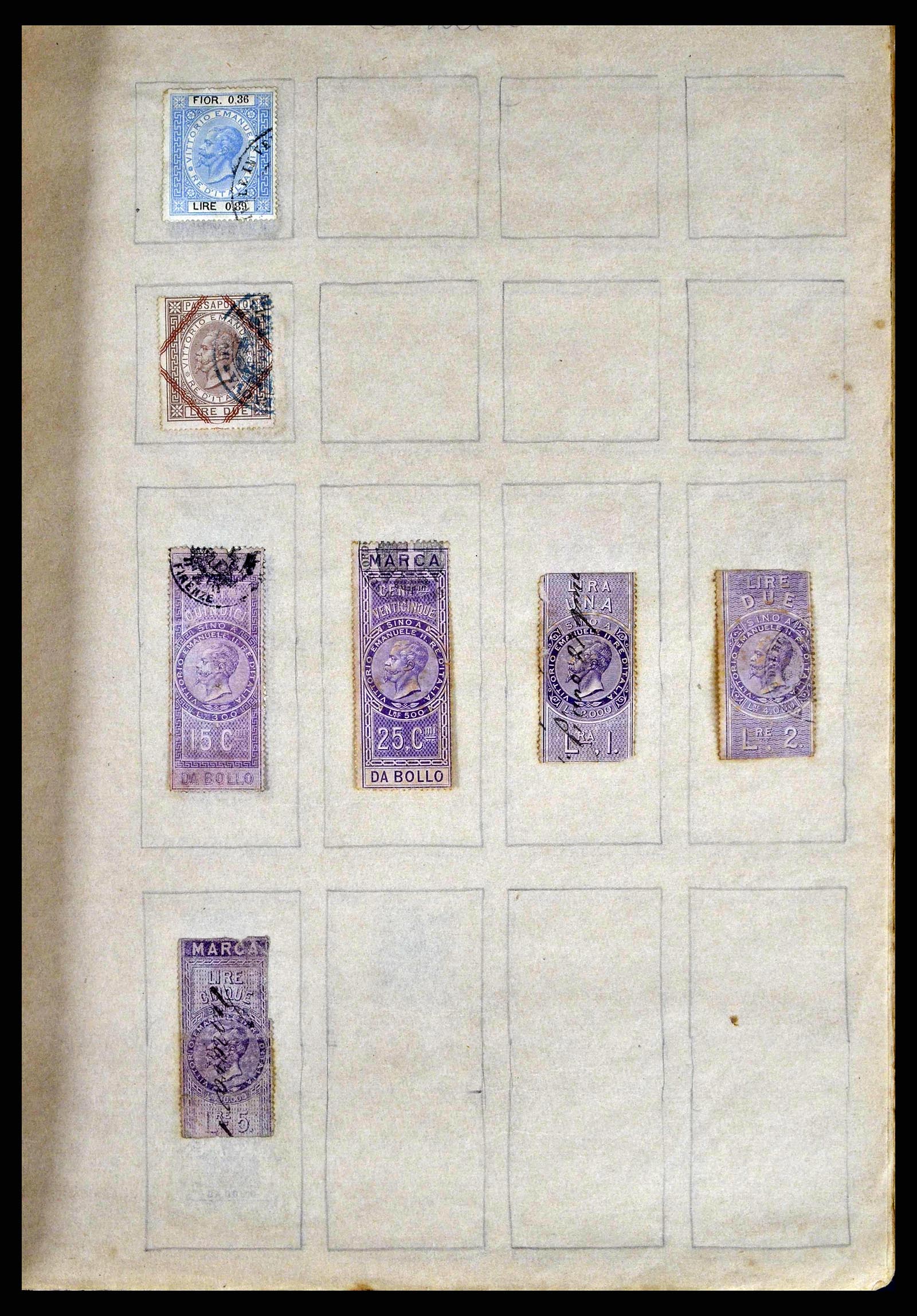 38898 0043 - Postzegelverzameling 38898 Wereld fiscaal en cinderella's 1870-1950.