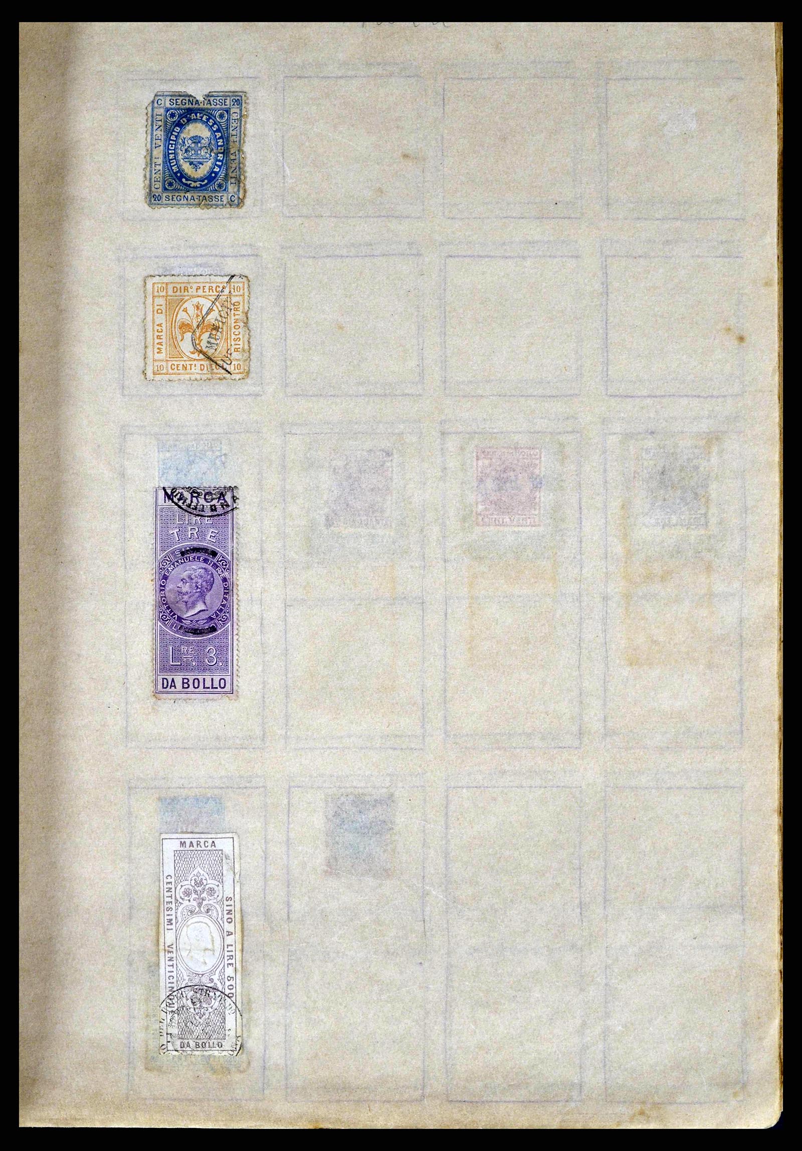 38898 0044 - Postzegelverzameling 38898 Wereld fiscaal en cinderella's 1870-1950.