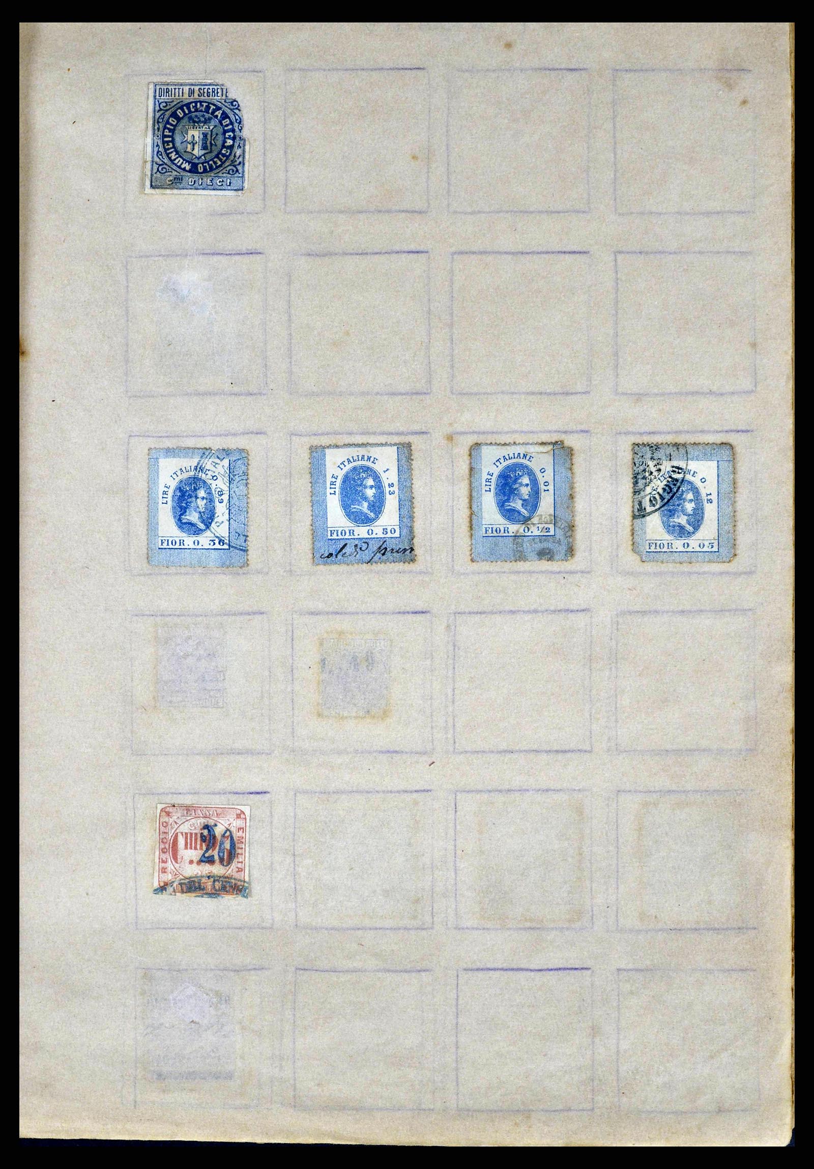 38898 0046 - Stamp collection 38898 World fiscal and cinderella's 1870-1950.