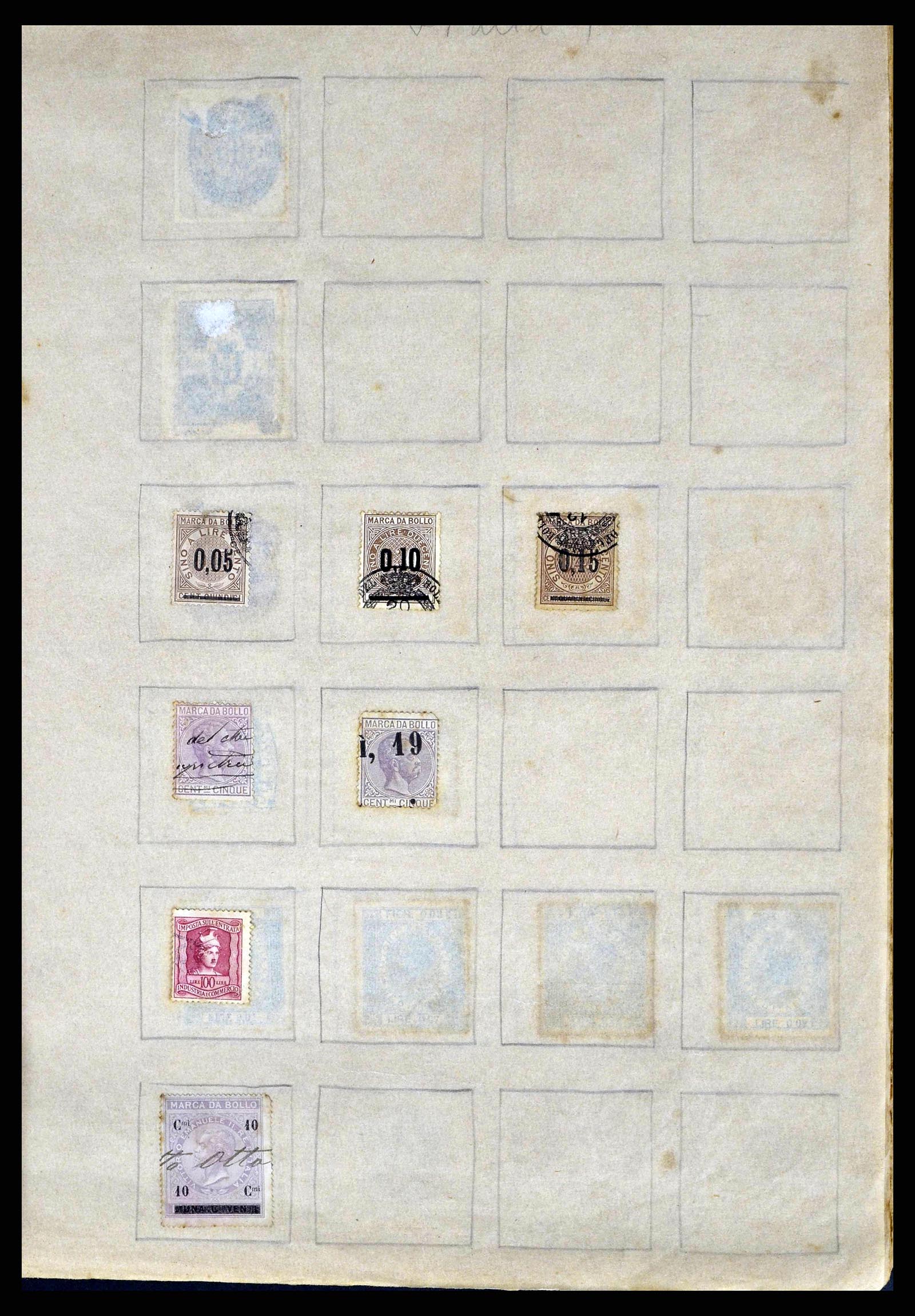 38898 0047 - Postzegelverzameling 38898 Wereld fiscaal en cinderella's 1870-1950.