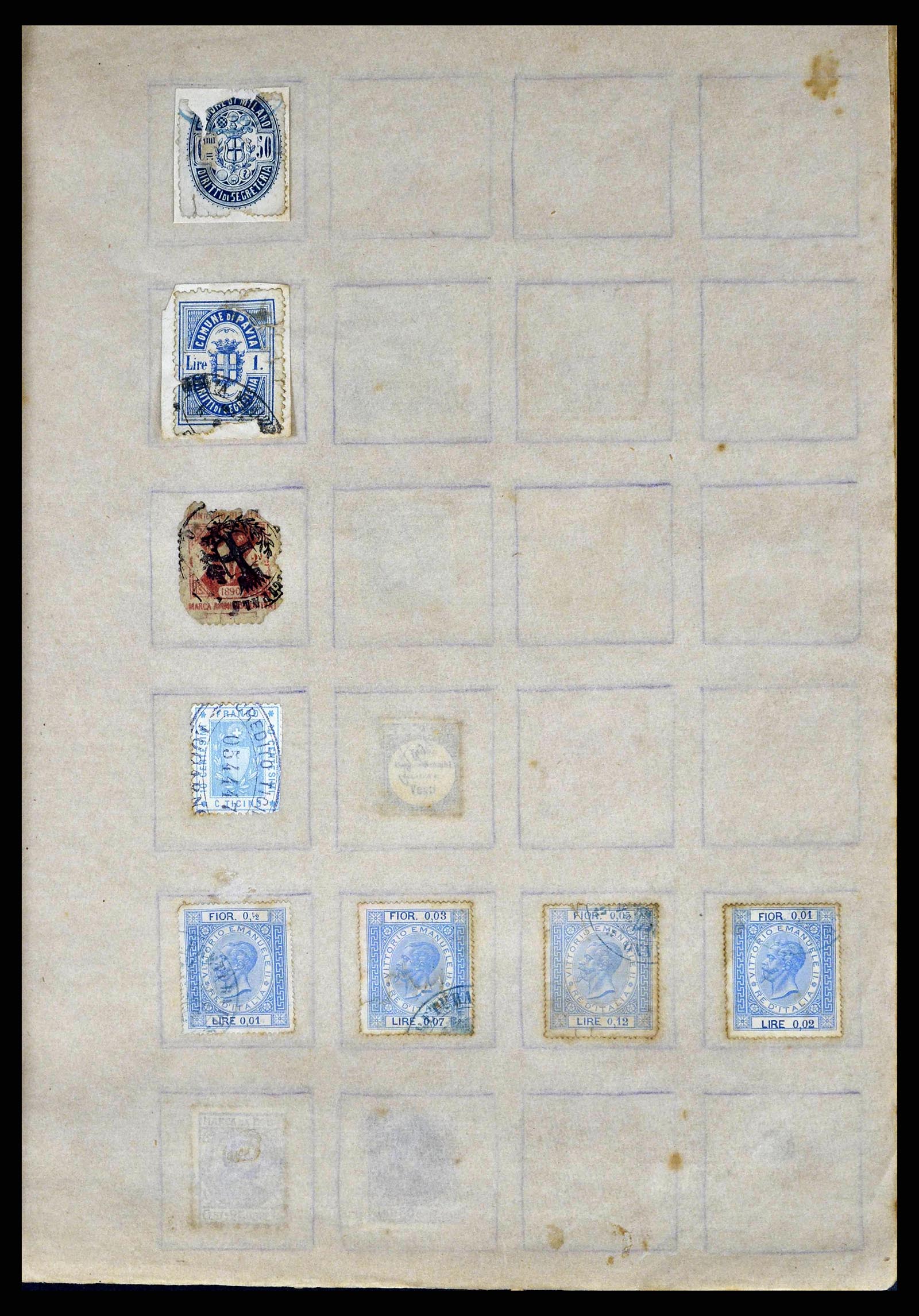 38898 0048 - Stamp collection 38898 World fiscal and cinderella's 1870-1950.
